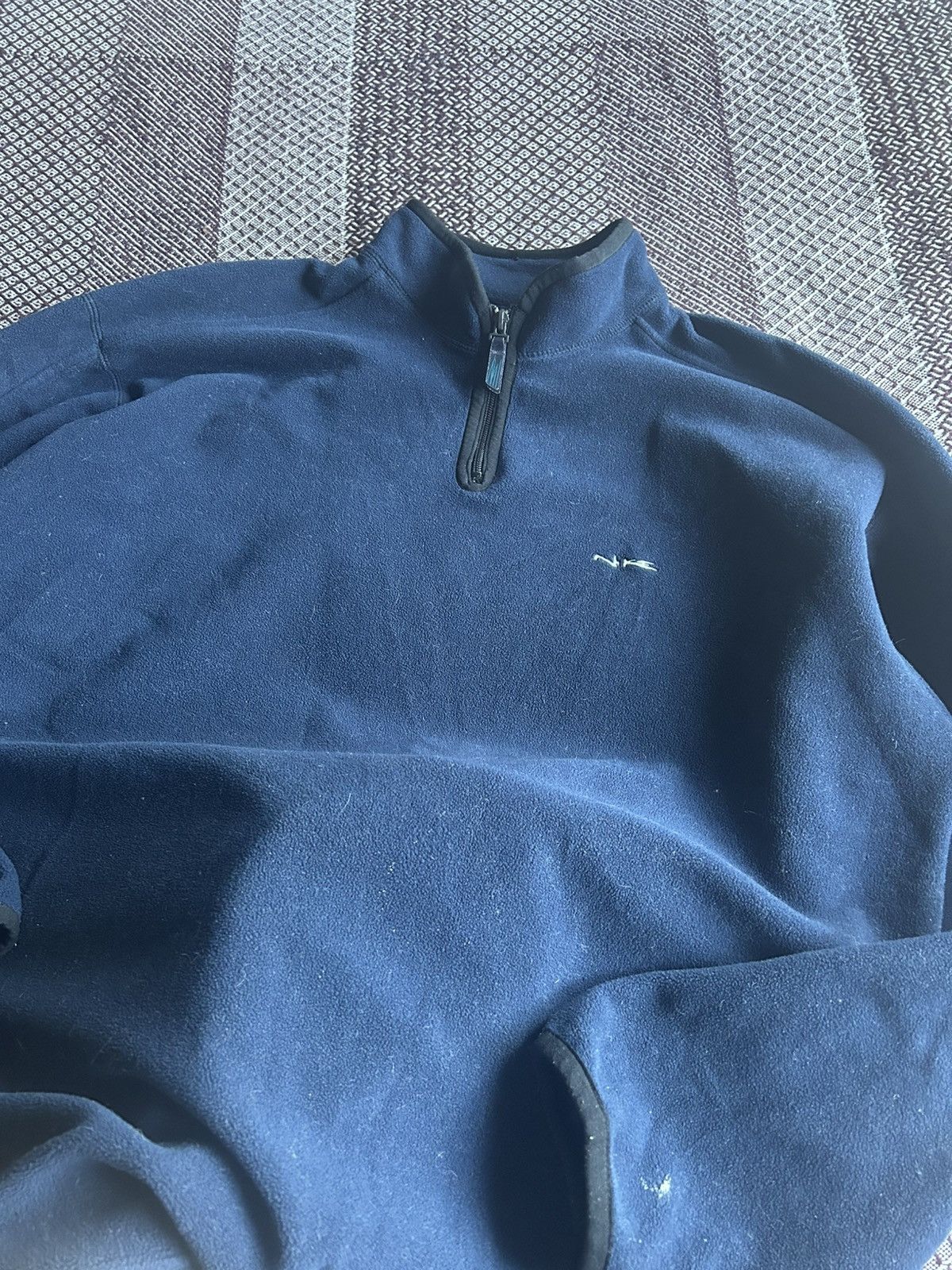 Nike × Vintage Vintage Nike 1/4 Zip Up Fleece Hoodie Streetwear Style SZ XL Size US XL / EU 56 / 4 - 8 Thumbnail