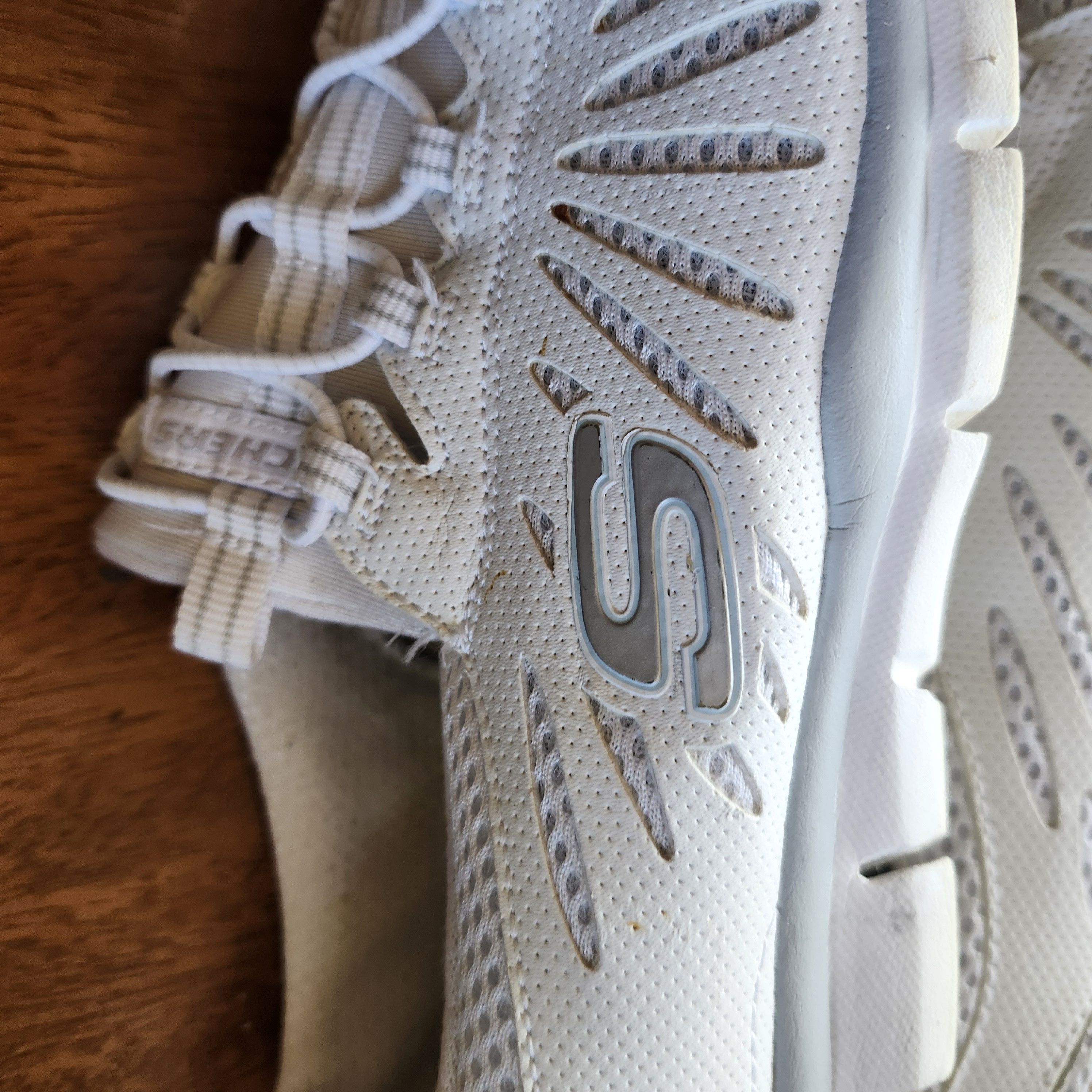 SKECHERS Skechers Flex Appeal Womens White Lace Athletic Shoes 7.5 Size US 7.5 / IT 37.5 - 6 Thumbnail