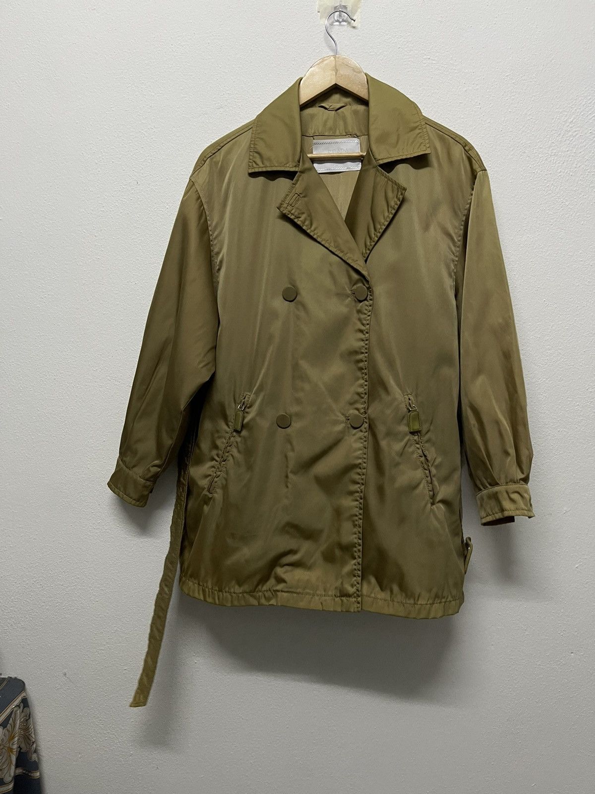 Prada SS99 PRADA MILANO NYLON TRENCH COAT SUN FADED Size M / US 6-8 / IT 42-44 - 1 Thumbnail