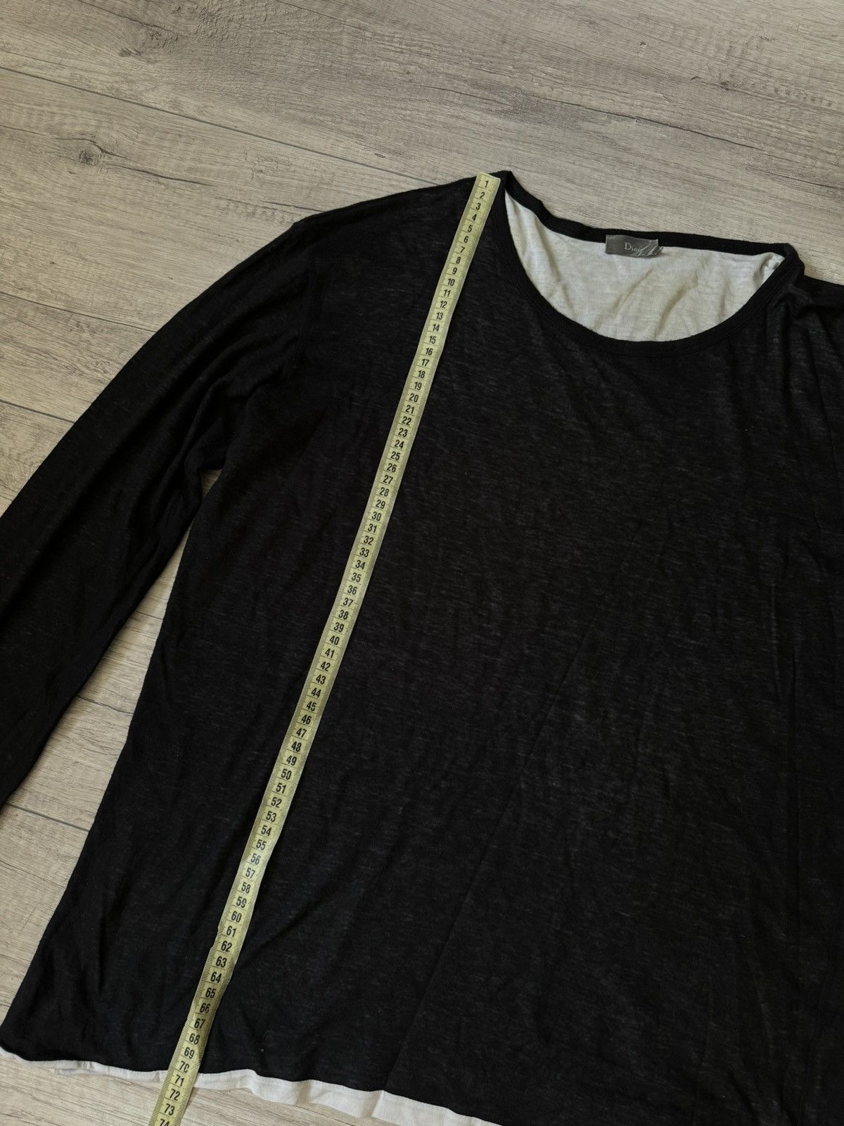 Dior 2000 S/S Dior Homme Layered Sheer Longsleeve — Hedi Slimane Size US L / EU 52-54 / 3 - 9 Thumbnail