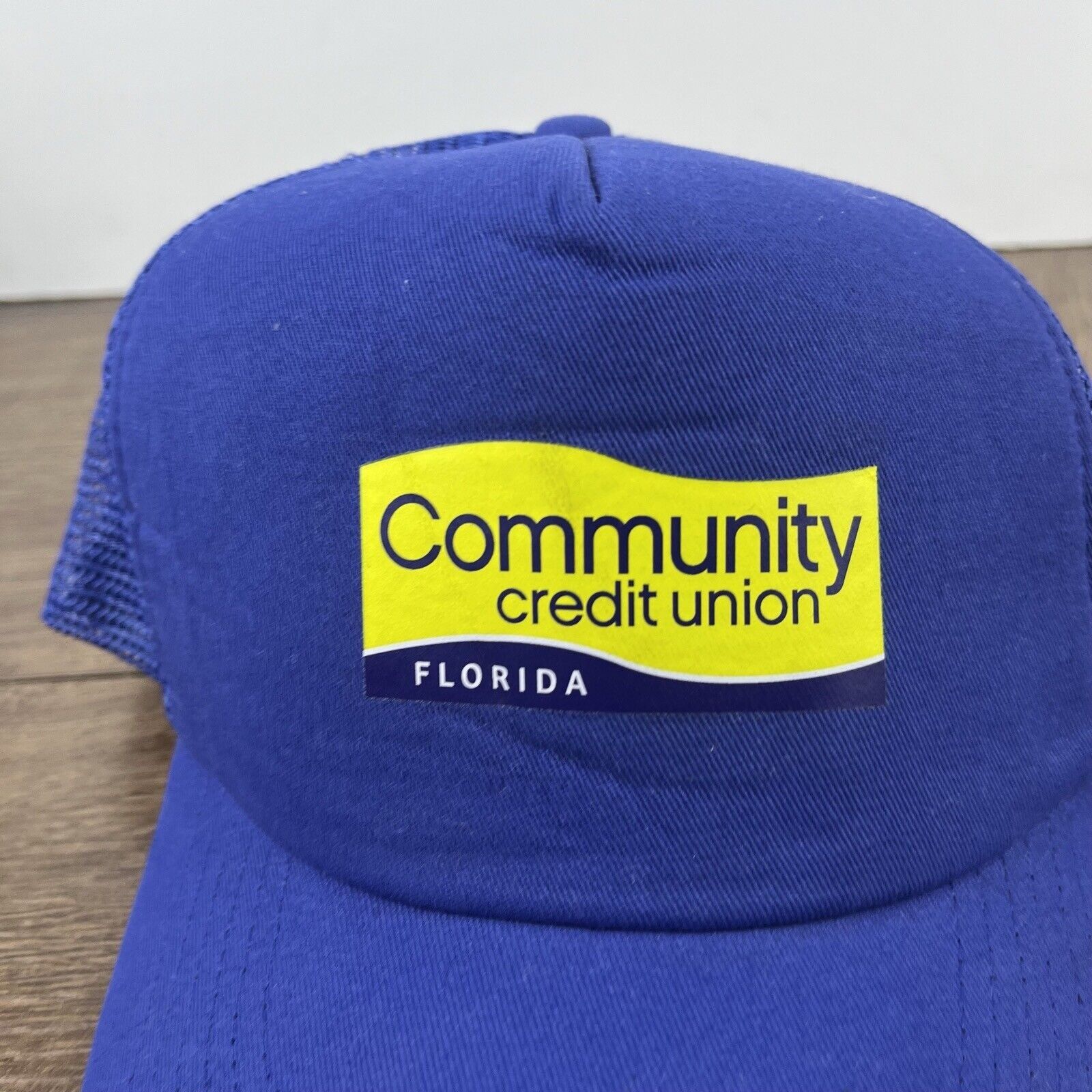Other Community Credit Union Snapback Hat Blue Adjustable Hat Blue Size ONE SIZE - 6 Thumbnail