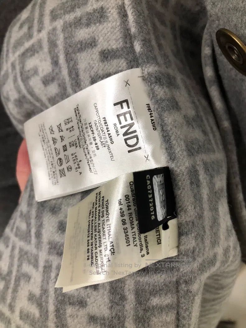 Fendi Fendi All-Print Coat Size XS / US 0-2 / IT 36-38 - 9 Thumbnail