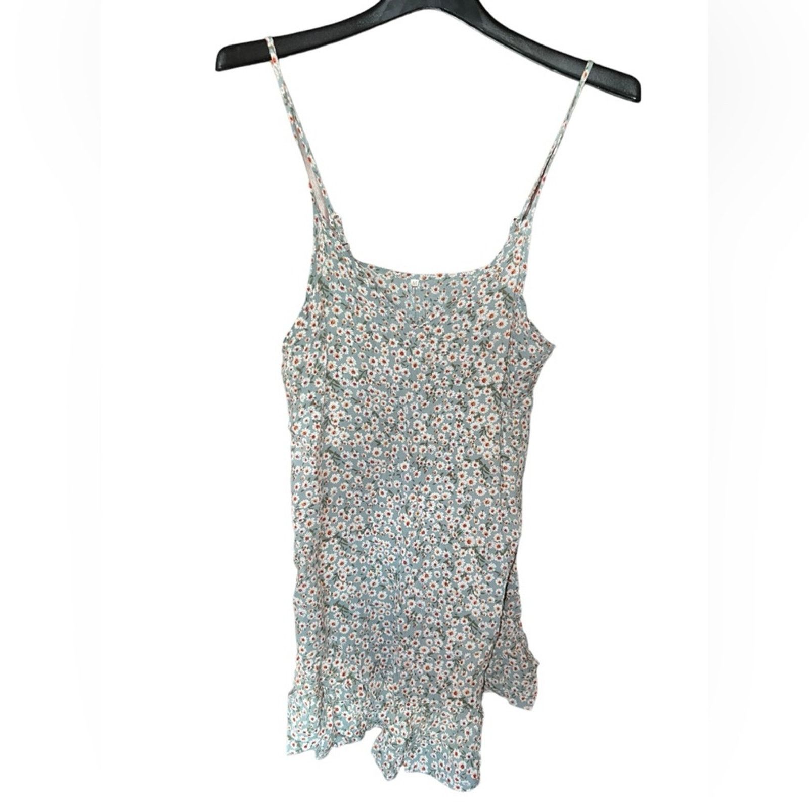 Shein Womens Floral Print Teal Dress Medium Size M / US 6-8 / IT 42-44 - 1 Thumbnail