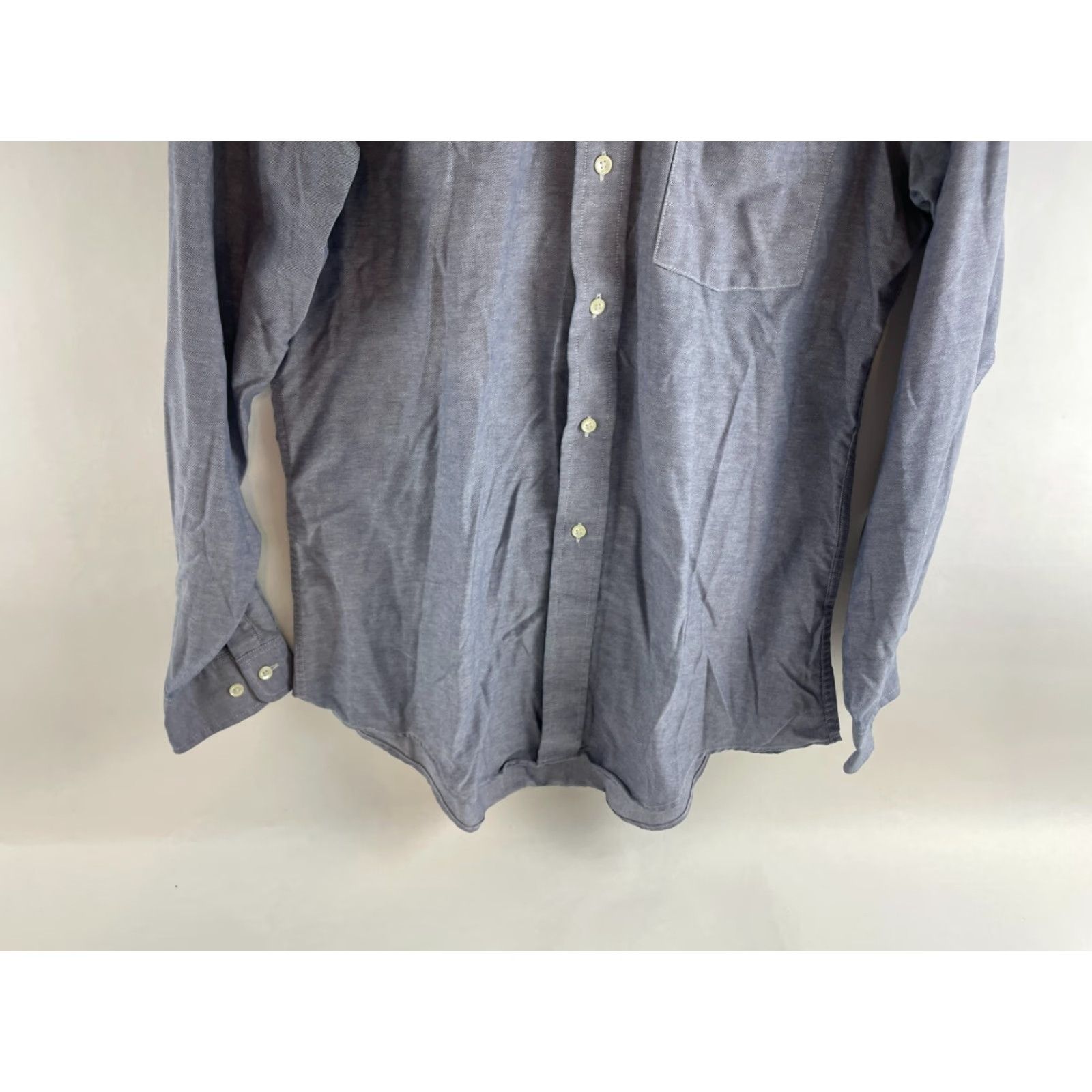 Vintage Surrey Shirt Men’s Size 16 34-35 Button-Down Long Sleeve Pocket Blue White Cotton Polyester Button Up Casual Size US L / EU 52-54 / 3 - 4 Thumbnail