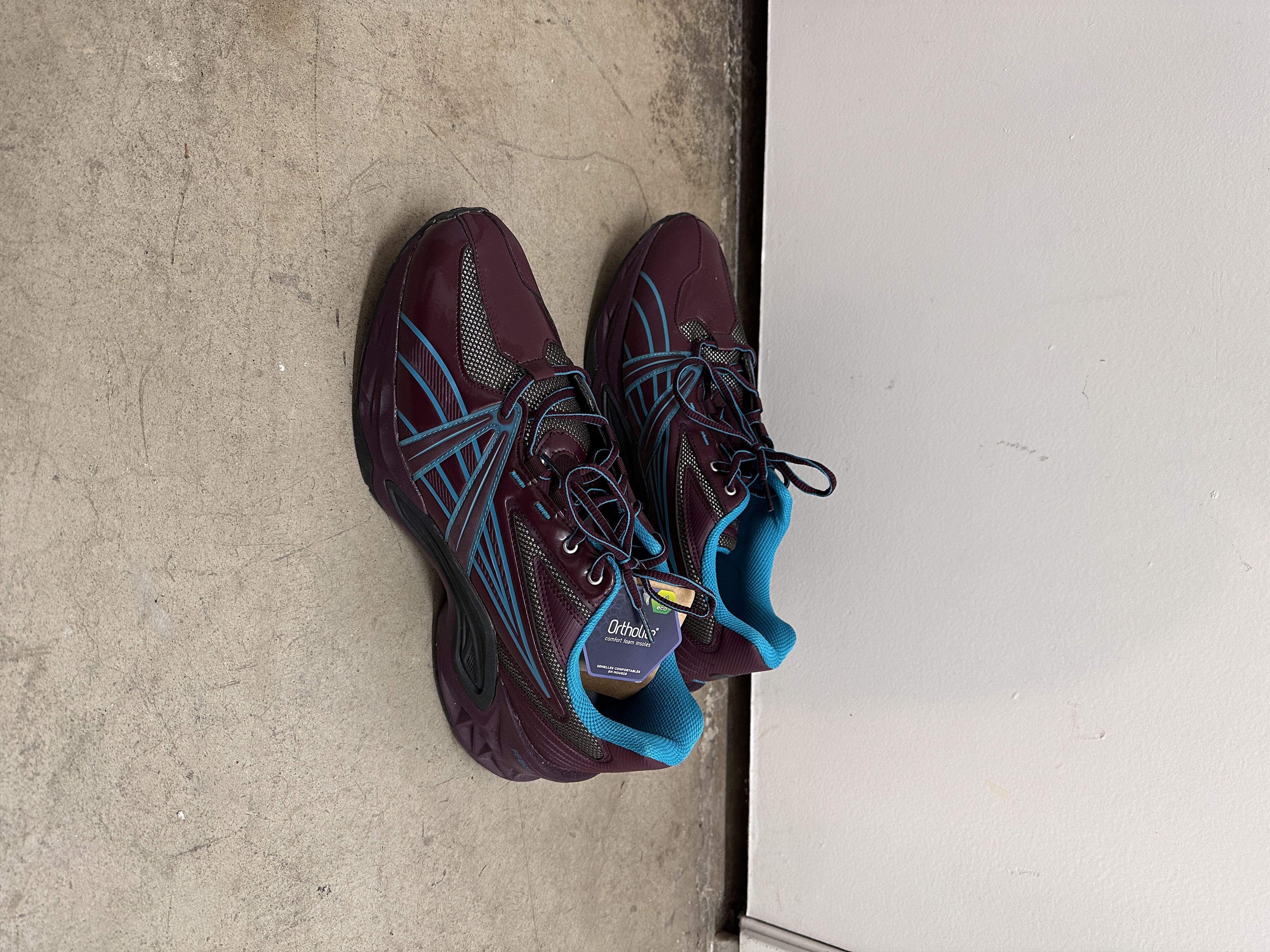 image of Protoblast. Kiko Kostadinov Design Team, Asics. Size 12. 012 Shoes in Maroon, Men's
