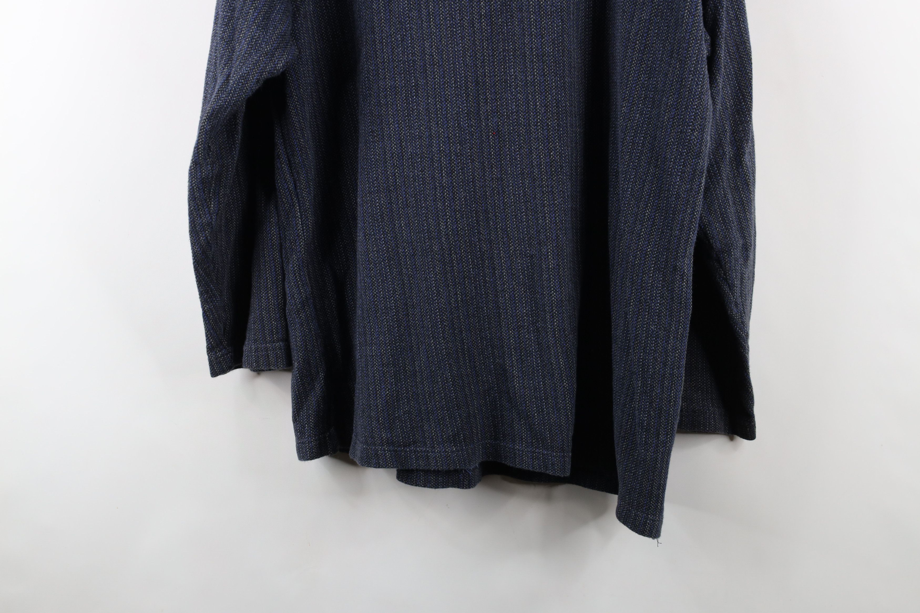 Vintage Vintage 90s Streetwear Striped Knit Long Sleeve Rugby Polo Size US L / EU 52-54 / 3 - 13 Thumbnail