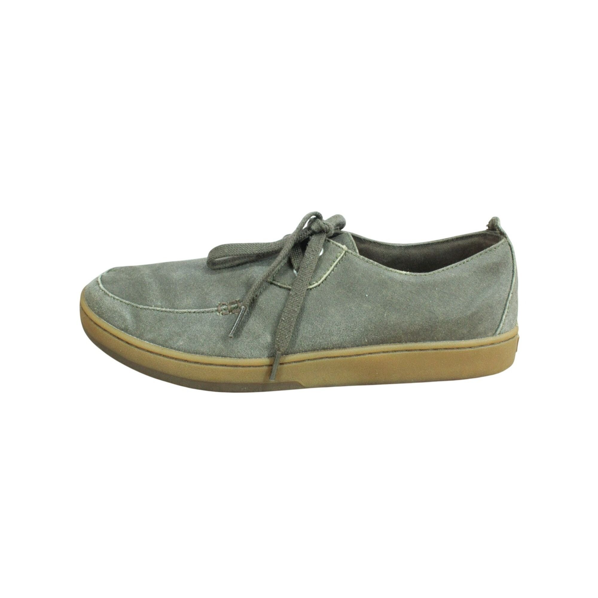 L.L. Bean LL Bean Men’s Brown Canvas 2-Eye Boat Shoes Size 11.5 Size US 11.5 / EU 44-45 - 1 Thumbnail
