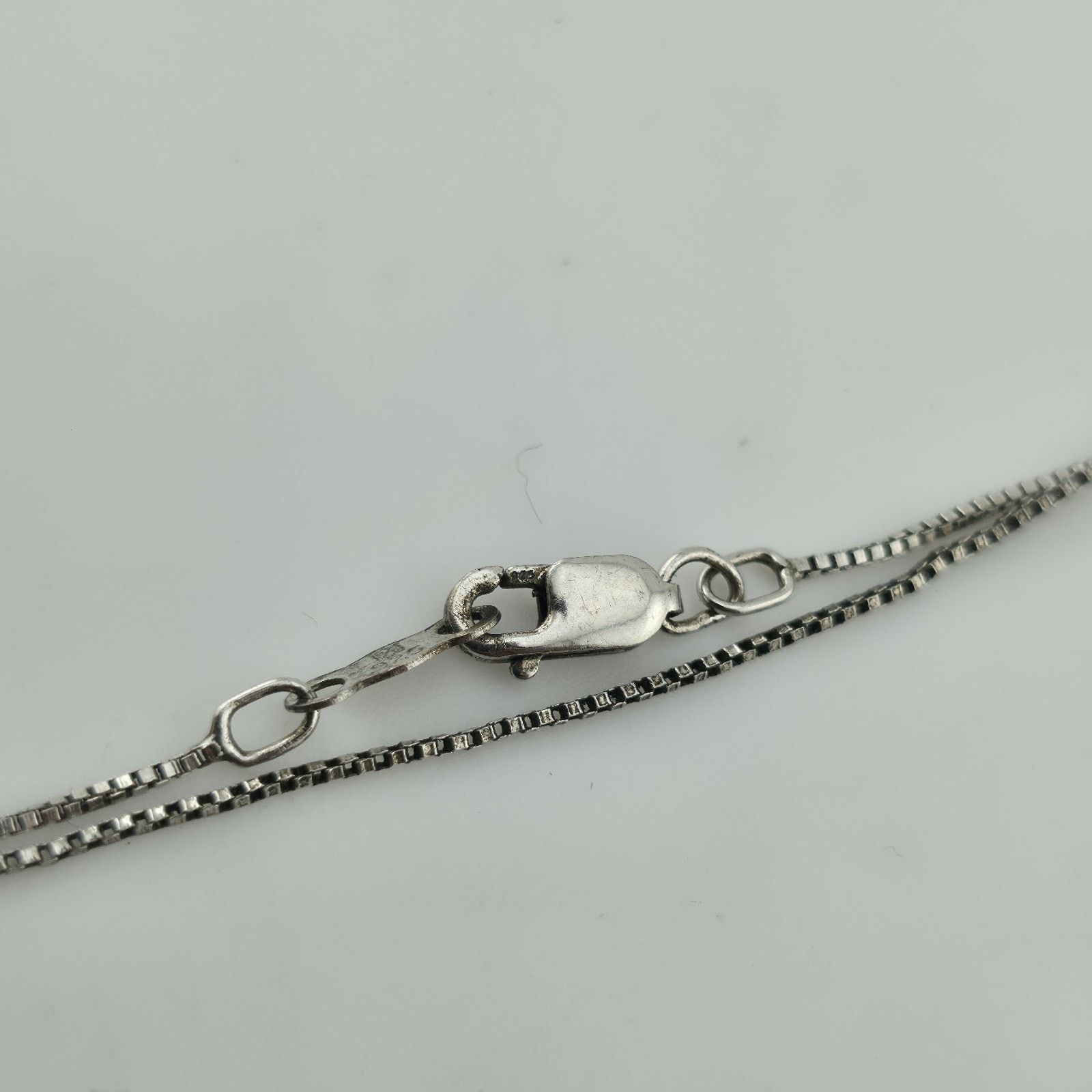 Vintage Sterling Silver 925 CZ Flower Pendant Necklace 18” Dainty Size ONE SIZE - 8 Thumbnail