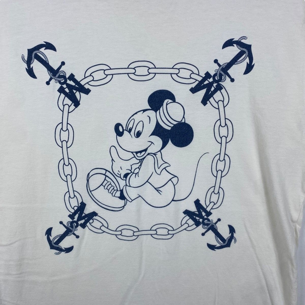 Blue Blue Japan × Disney × Mickey Mouse Japanese Brand BLUE BLUE x DISNEY Mickey Mouse Tee Shirt Size US M / EU 48-50 / 2 - 2 Thumbnail