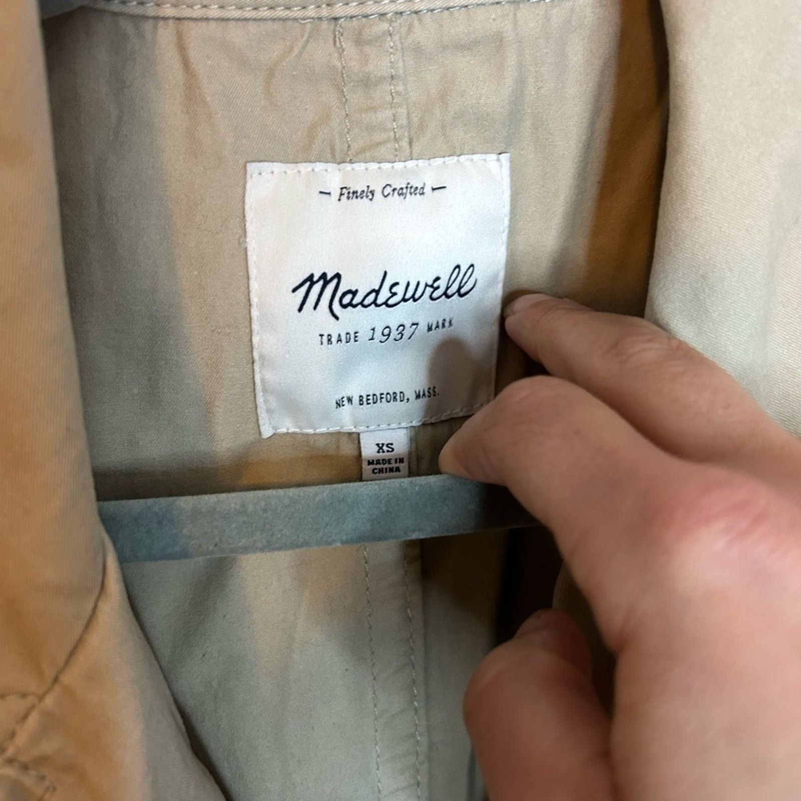 Madewell Madewell Abroad Belted Trench Coat Size XS / US 0-2 / IT 36-38 - 3 Thumbnail