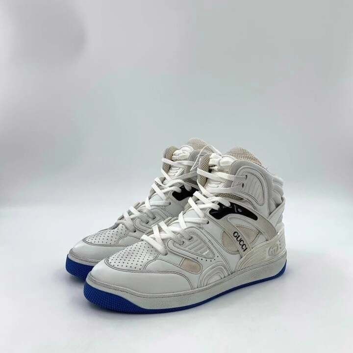 Gucci Gucci Basket High-Top Logo Vintage Sneakers Size US 6 / EU 39 - 1 Thumbnail