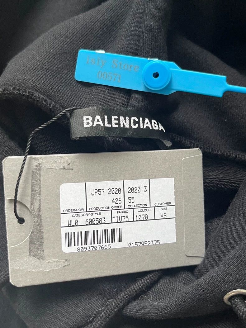 Balenciaga Balenciaga Crew monogrammed hoodie Size XS / US 0-2 / IT 36-38 - 4 Thumbnail