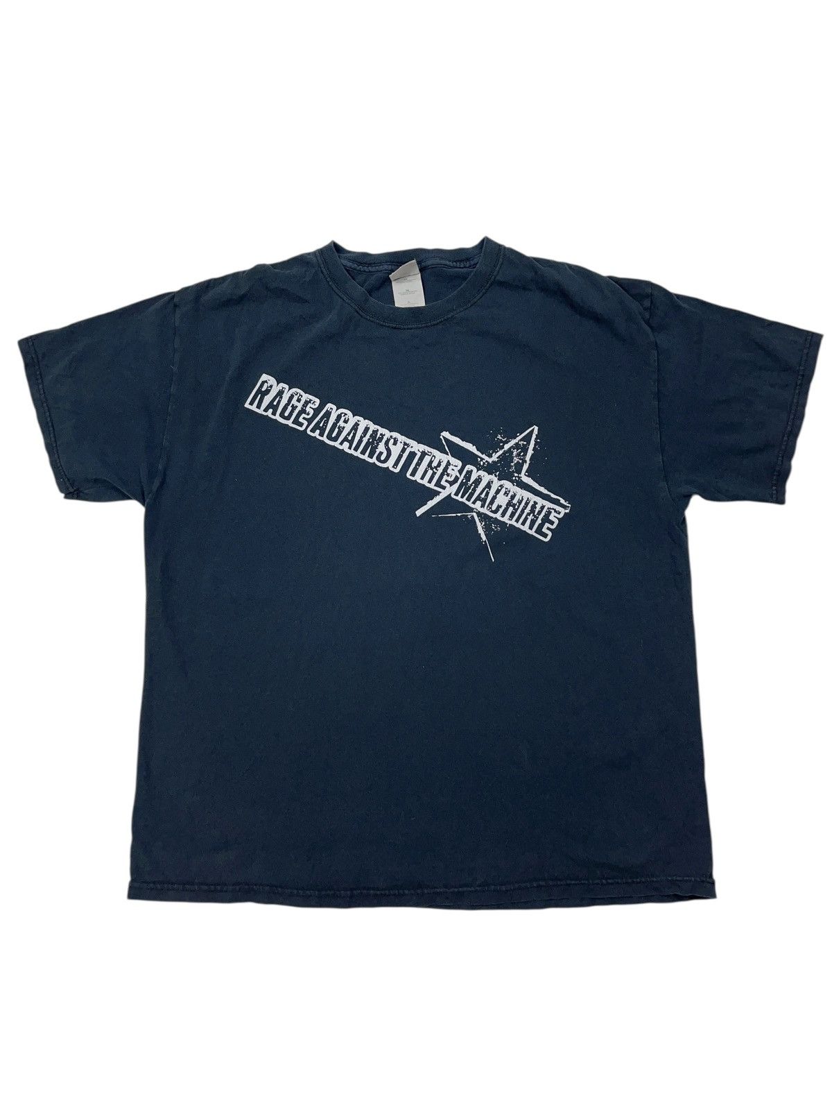 Band Tees Vintage 00s Rage Against The Machine Front Logo Band T-shirt Size US XL / EU 56 / 4 - 1 Thumbnail