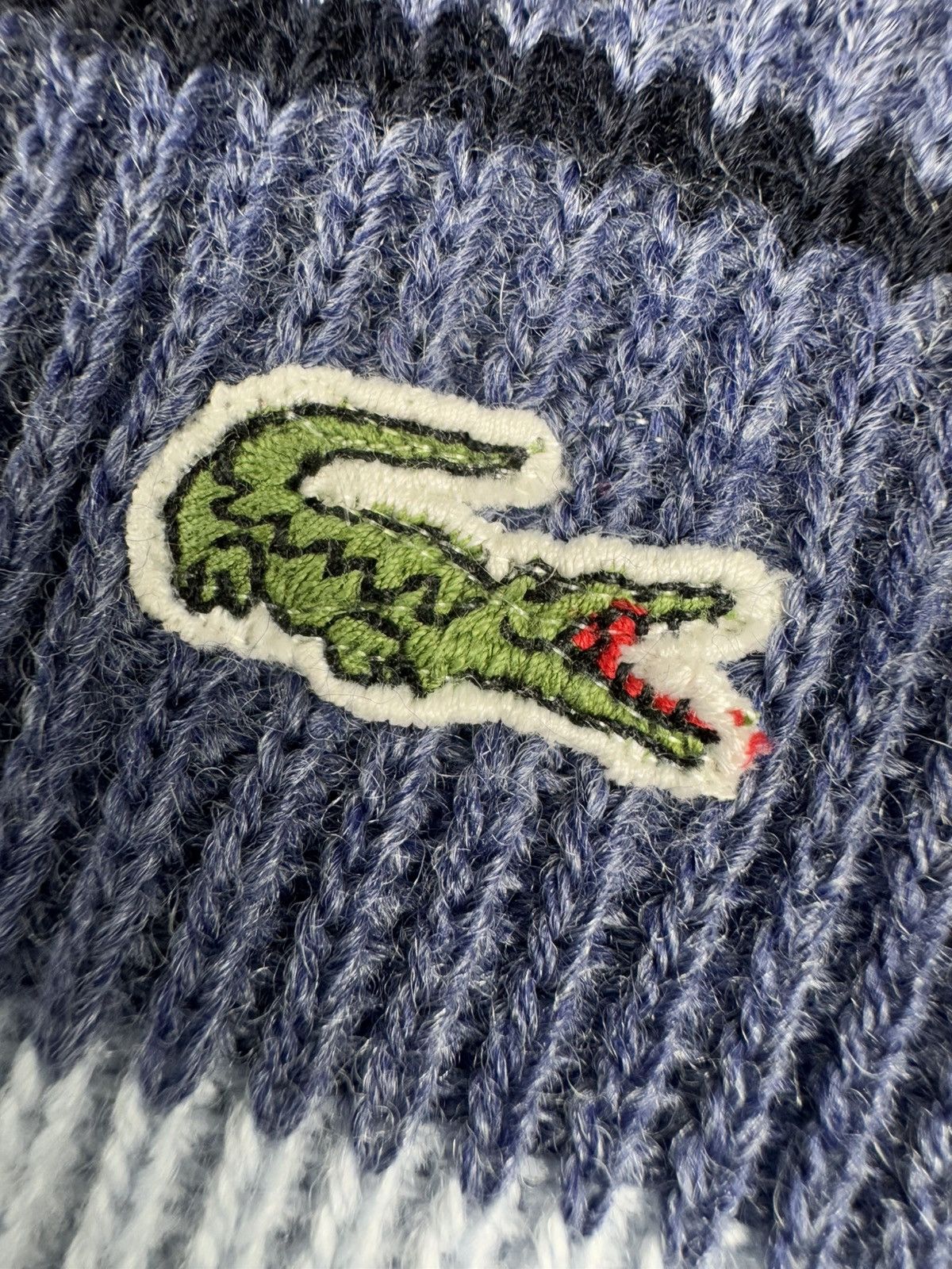 Lacoste × Vintage Vintage 90s DSWT! Lacoste striped sweater Size US XXL / EU 58 / 5 - 6 Thumbnail