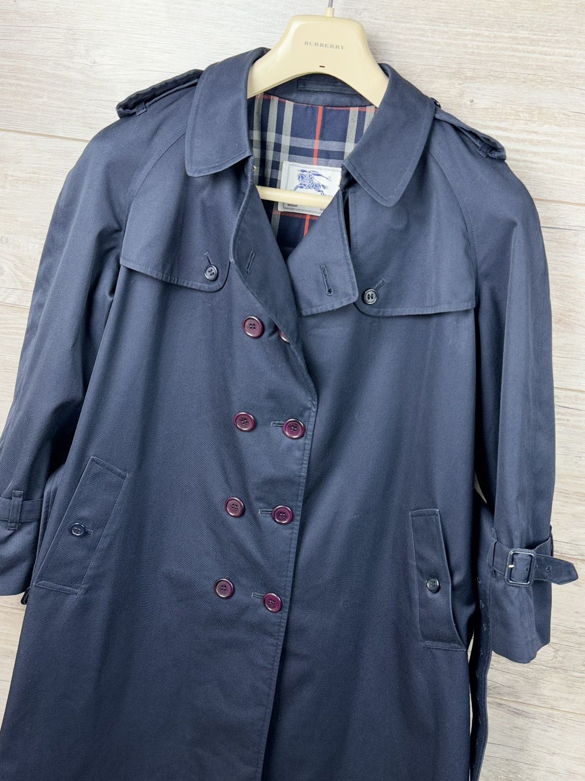 Burberry Burberrys London Trench Coat Vintage Archive Womans Size XS Size XS / US 0-2 / IT 36-38 - 17 Thumbnail
