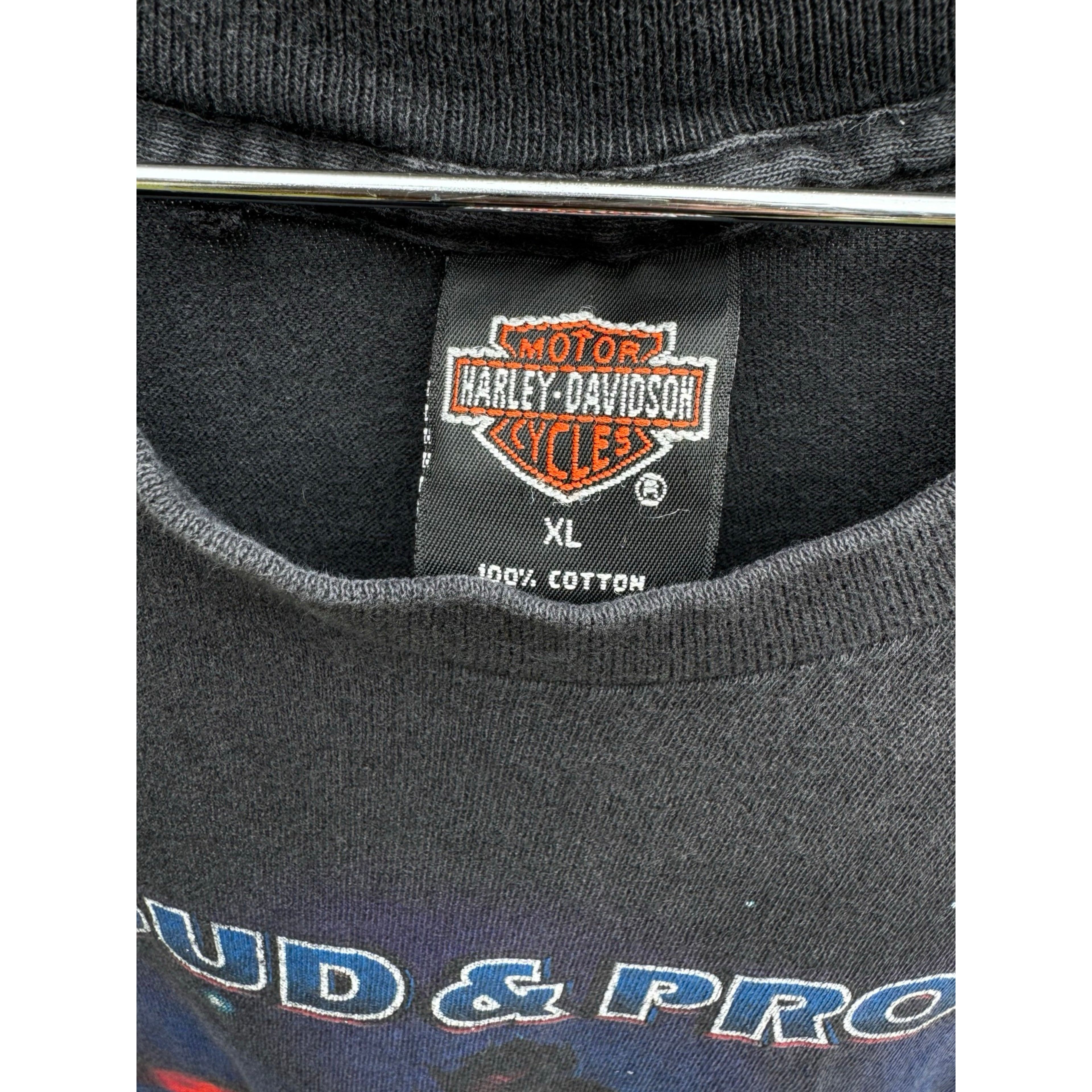 Vintage Loud & Proud Harley Davidson Tee Size US XL / EU 56 / 4 - 3 Thumbnail