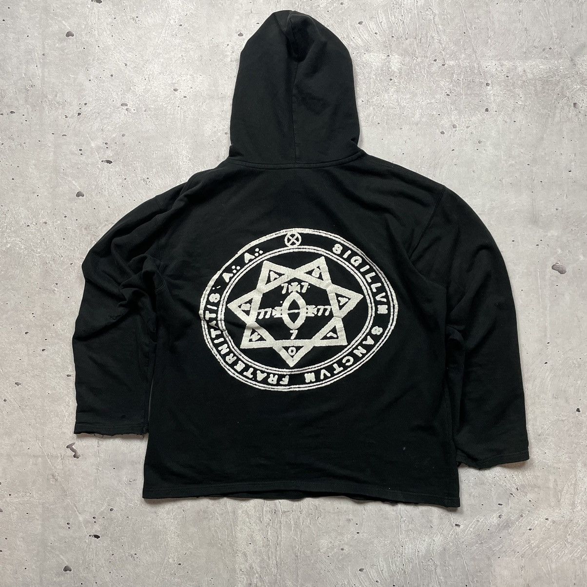 Band Tees × Vintage ULTRA RARE Vintage 90’s Burzum Aske double logo hoodie Size US XL / EU 56 / 4 - 7 Thumbnail