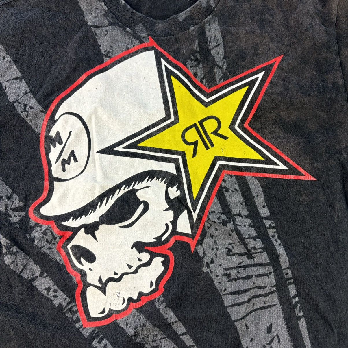 Metal Mulisha Rare Y2K Metal Mulisha x Rockstar Energy Shirt sun faded Size US L / EU 52-54 / 3 - 2 Thumbnail