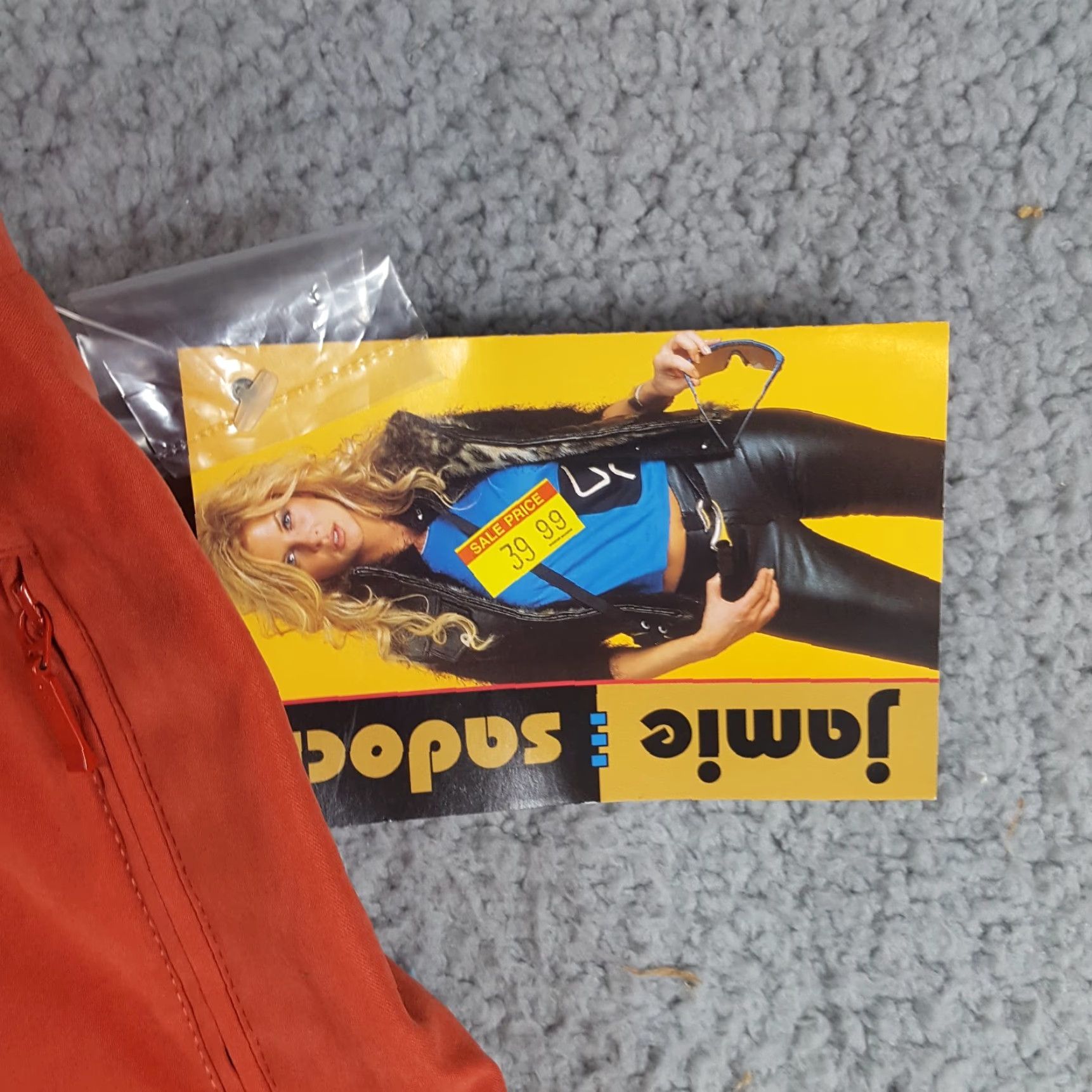 Vintage VINTAGE Jamie Sadock Capri Pants Capris Orange 2000s Y2K Preppy Women's Size 18 Tapered Capri Size 40" / US 18 - 4 Thumbnail