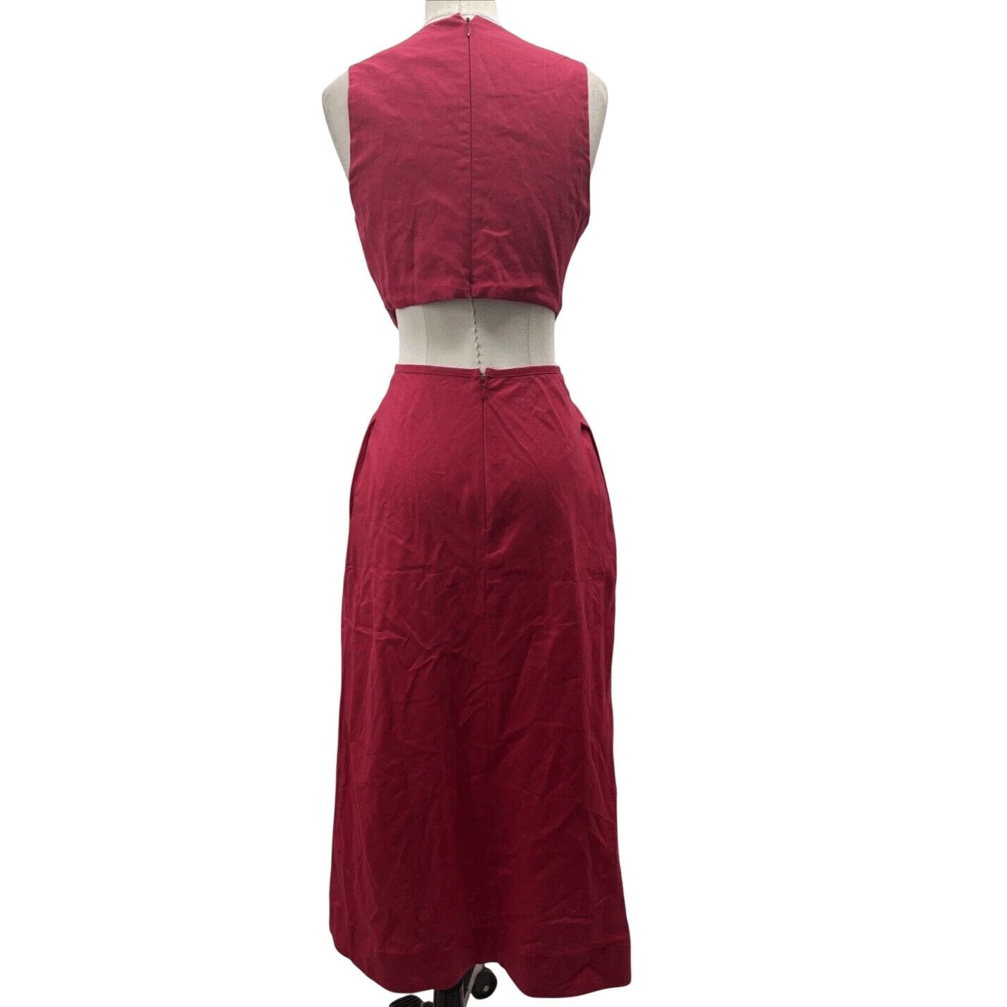 Banana Republic Banana Republic Linen Blend Cutout Midi Dress Size 14 Size XL / US 12-14 / IT 48-50 - 5 Thumbnail
