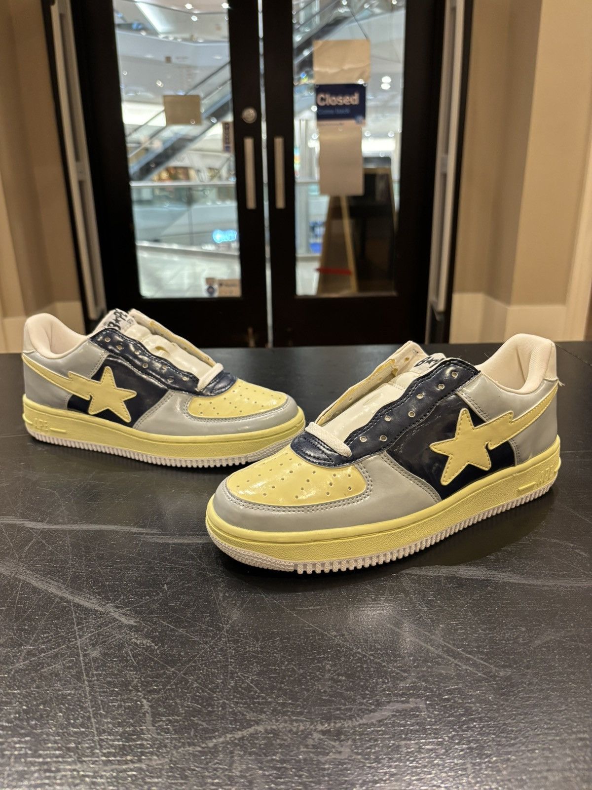 Bape Bapesta FS001 Low Cream/Blue Size US 9.5 / EU 42-43 - 1 Thumbnail