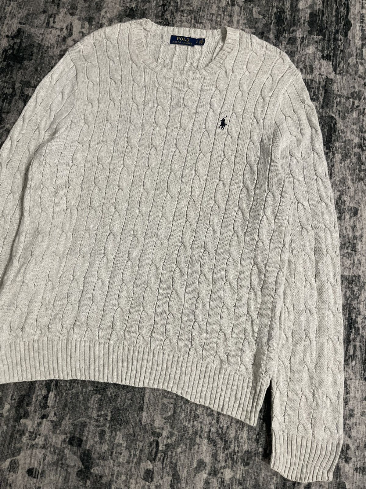 Polo Ralph Lauren Polo Ralph Lauren Cable Knit Sweater Size US L / EU 52-54 / 3 - 3 Thumbnail