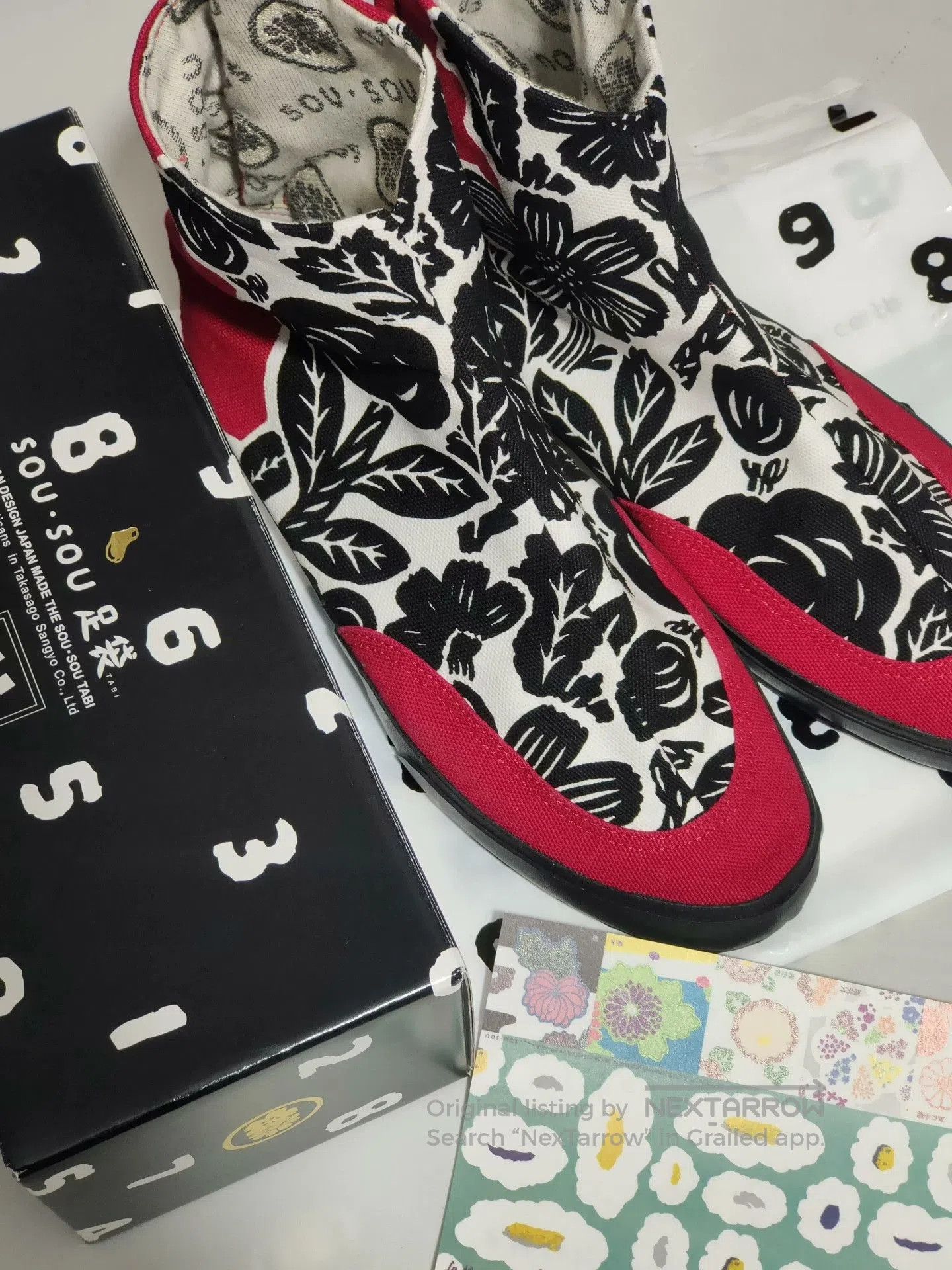 SOU SOU Sousou Tabi Socks. Size US 9.5 / EU 42-43 - 1 Thumbnail
