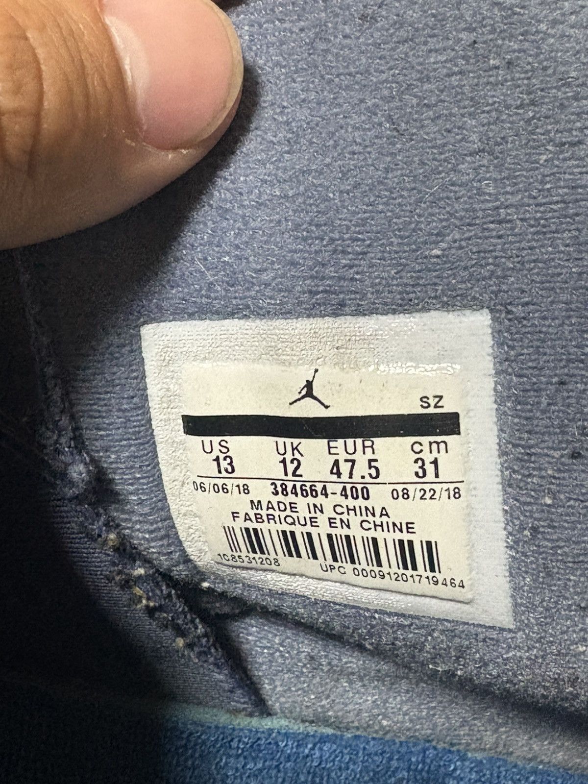 Jordan Brand Jordan 6 diffused blue size 13 Size US 13 / EU 46 - 6 Thumbnail