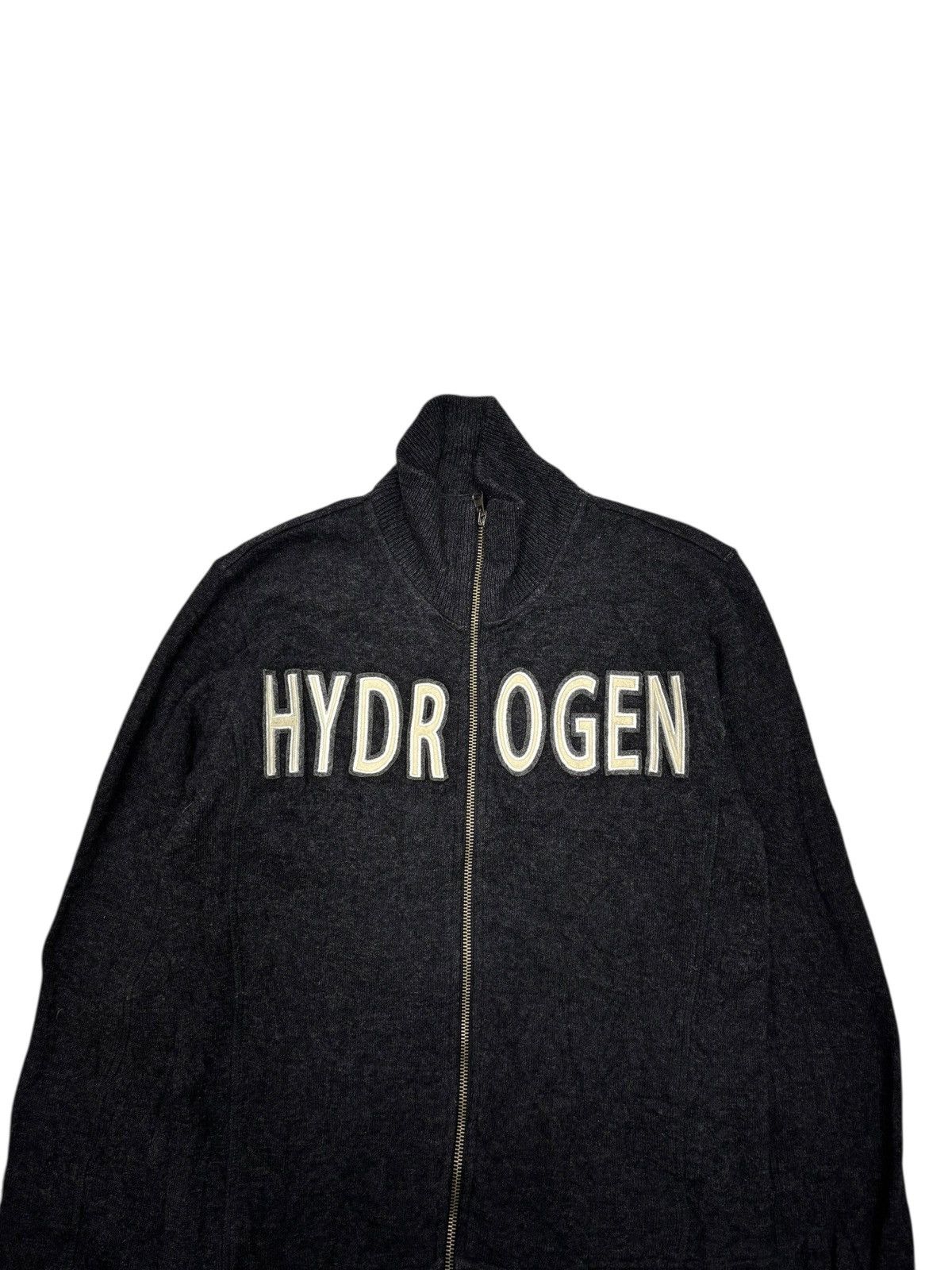 HYDROGEN HYDROGEN PUNK ITALY WOOL BLEND BLACK SWEATER Size US S / EU 44-46 / 1 - 10 Thumbnail