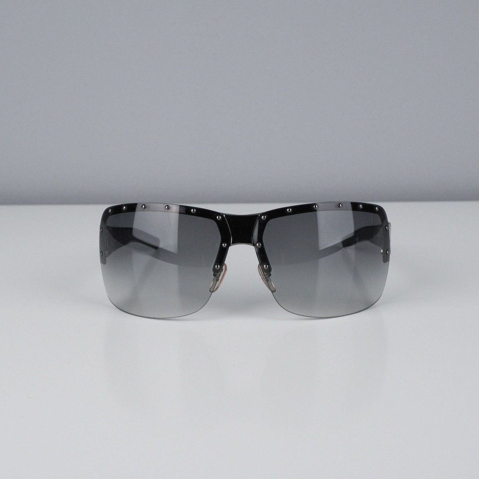 Gucci Vintage 90’s gucci old monogram logo black sunglasses Size ONE SIZE - 3 Thumbnail