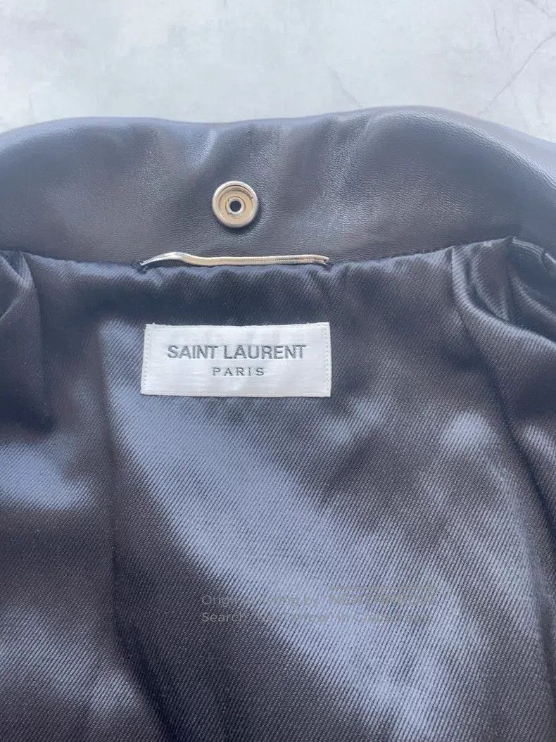 Saint Laurent Paris Saint Laurent Paris Leather Jacket Motorcycle Biker Jacket Size US M / EU 48-50 / 2 - 4 Thumbnail