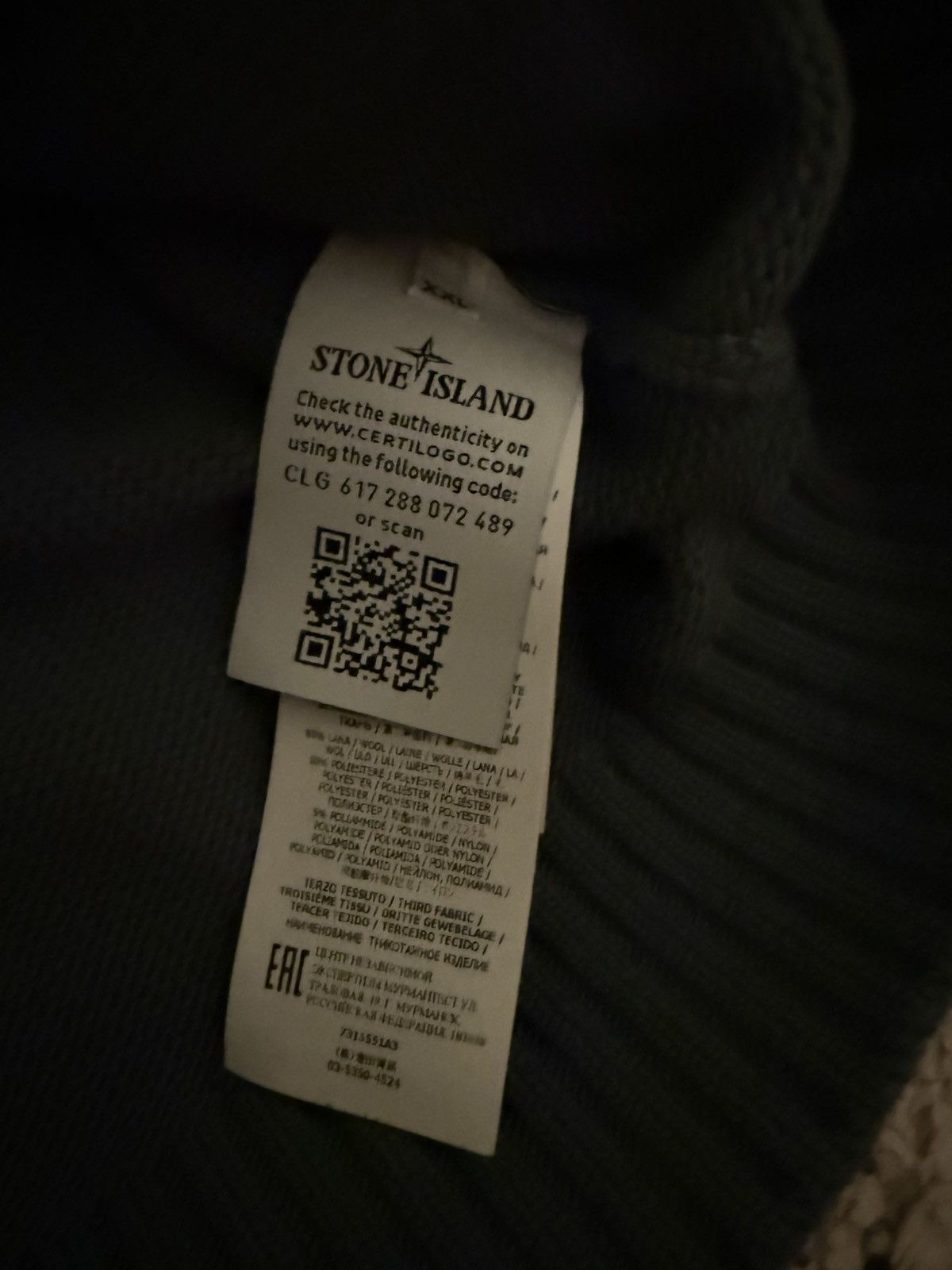 Stone Island Lightly worn Stone Island knit wool zipped sweater. Size US XXL / EU 58 / 5 - 4 Thumbnail