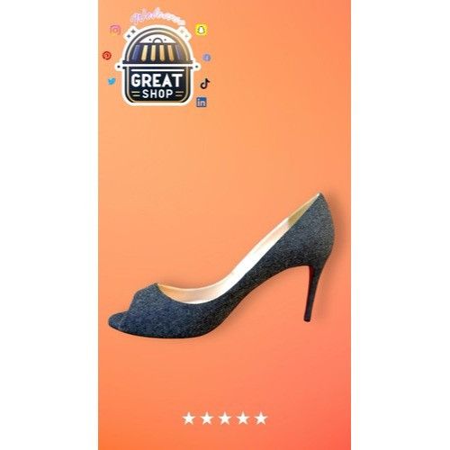 Christian Louboutin Christian Louboutin Womens Peep Toe Heels Size 7US/37.5EU Gr Size US 7 / IT 37 - 10 Thumbnail
