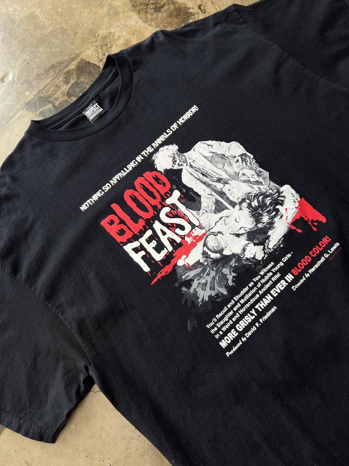 Vintage Blood Feast Horror Tee Sz. XL