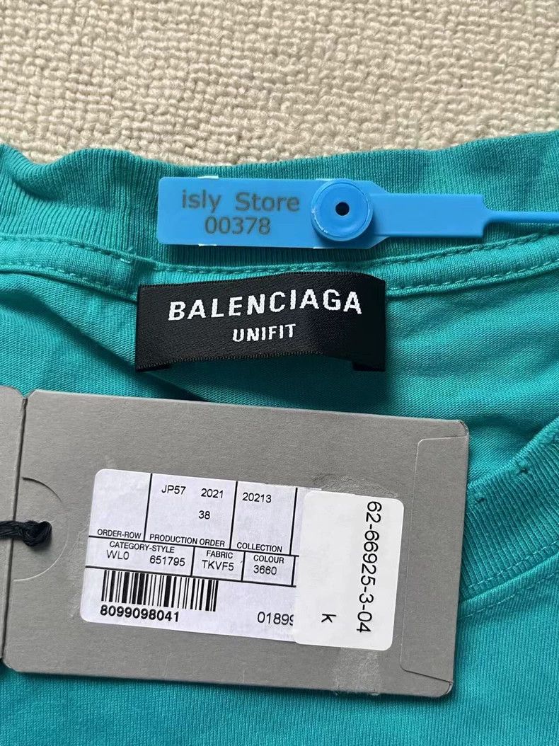 Balenciaga Balenciaga Mosaic Blur Logo BB Letters Loose Ripped Worn S Size US M / EU 48-50 / 2 - 5 Thumbnail