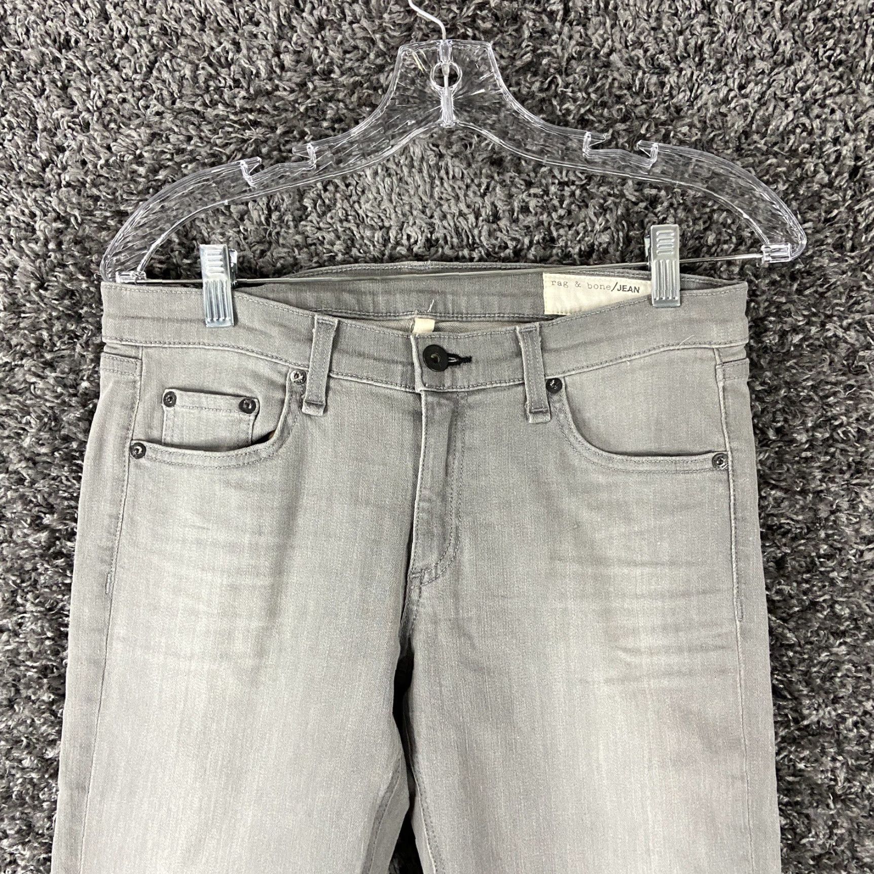 Rag & Bone RAG & BONE The Dre Jeans Skinny Gray Women 27 Size 27" / US 4 / IT 40 - 4 Thumbnail