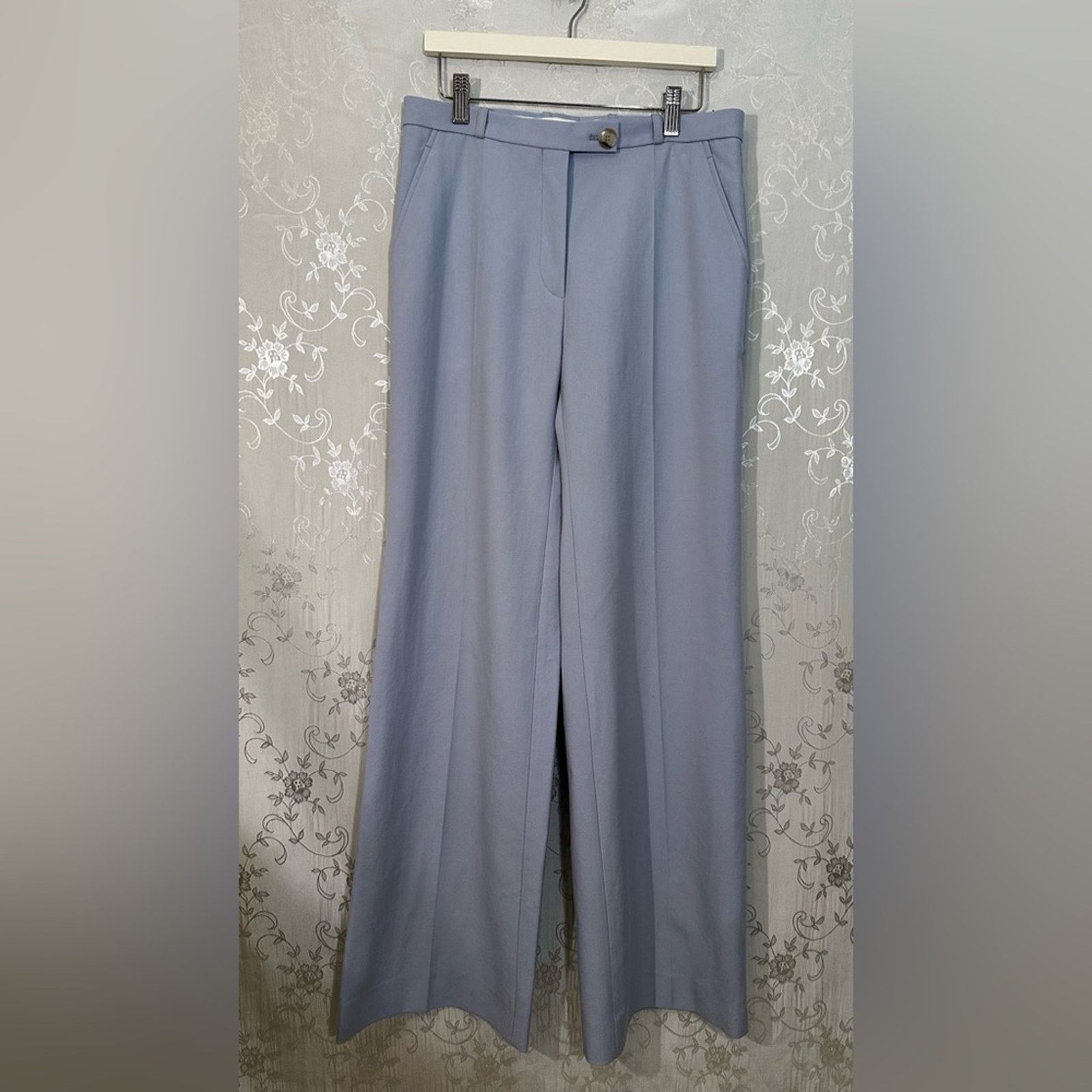 Alexa Chung Alexa Chung Relaxed Tailored Trousers in Light Blue Size 27" / US 4 / IT 40 - 5 Thumbnail