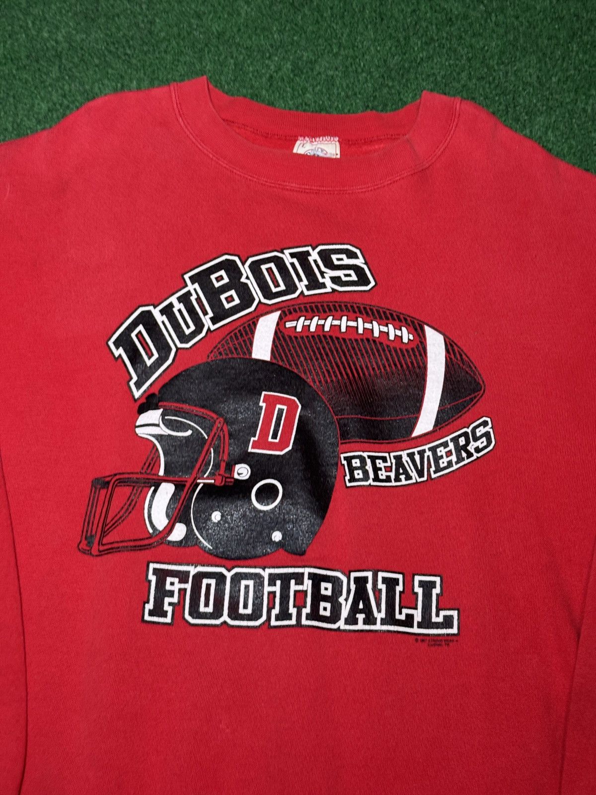 Vintage Vintage 90s Dubois Beavers Football XL Crewneck Sweatshirt Size US XL / EU 56 / 4 - 2 Thumbnail