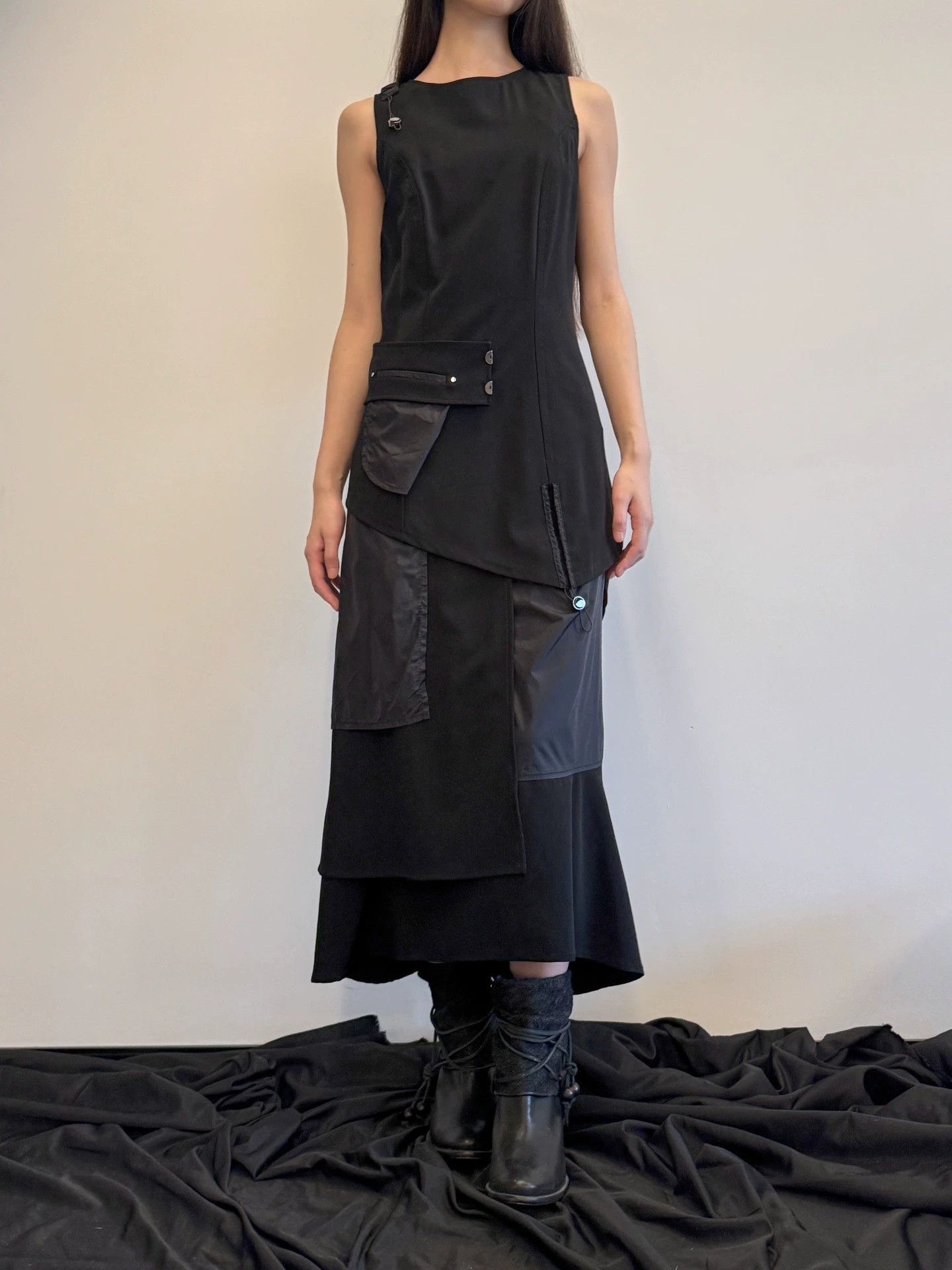 Vintage Vintage Italian Deconstructed Patch Pocket Women's Dress 36 Size XS / US 0-2 / IT 36-38 - 9 Thumbnail