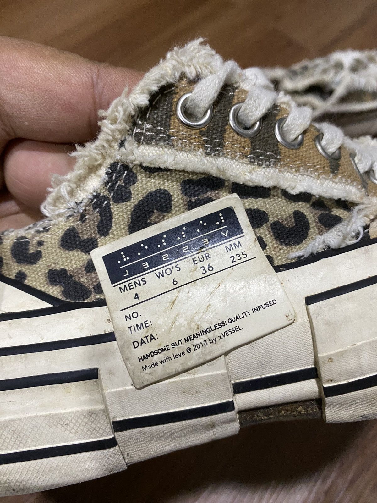Japanese Brand × Yohji Yamamoto × xVESSEL xVessel G.O.P Lows Classic Leopard Shoes Size US 6 / IT 36 - 8 Thumbnail