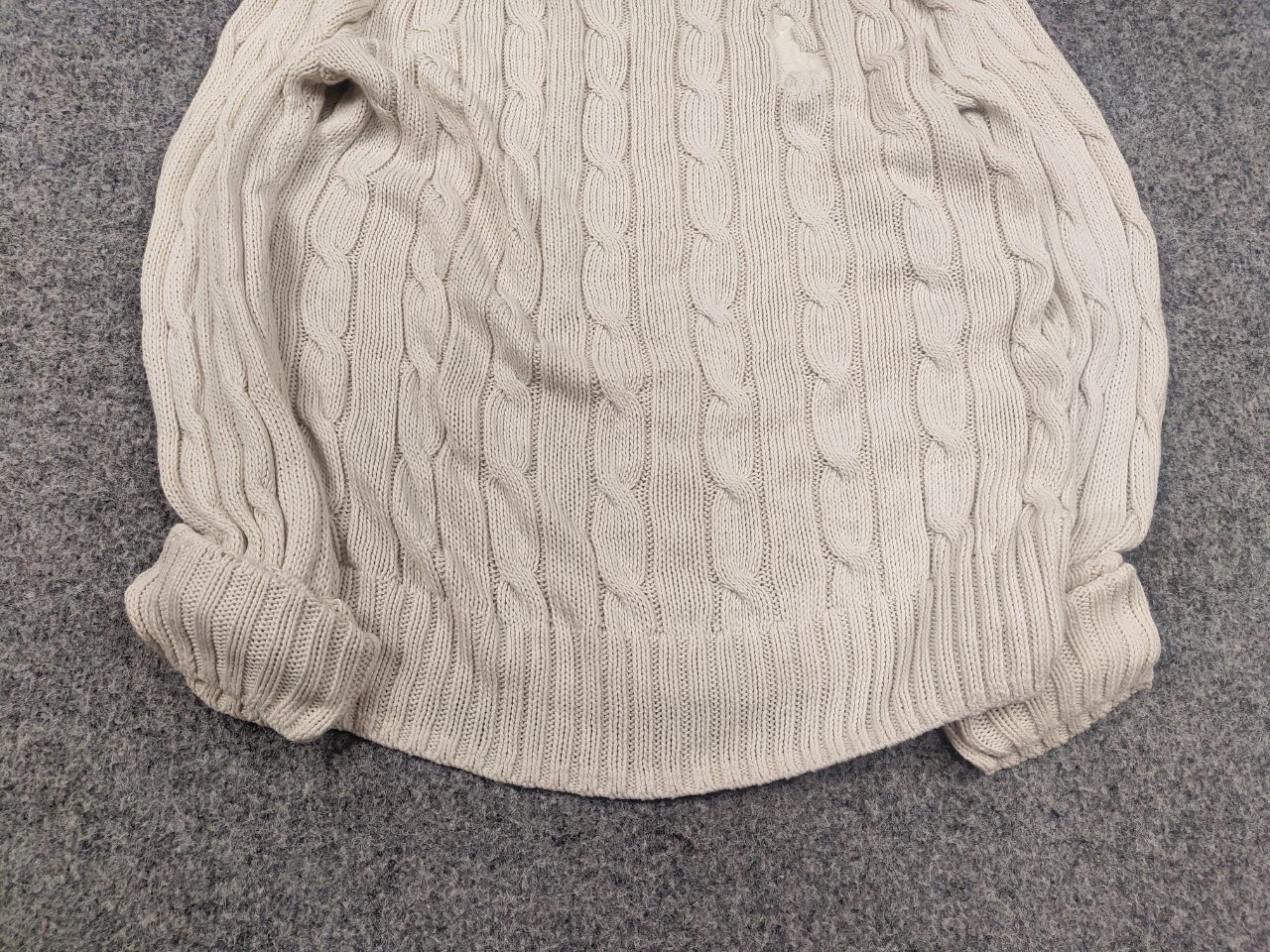 Polo Ralph Lauren Polo Ralph Lauren Big pony knit Pima cotton cable sweater Size US S / EU 44-46 / 1 - 6 Thumbnail