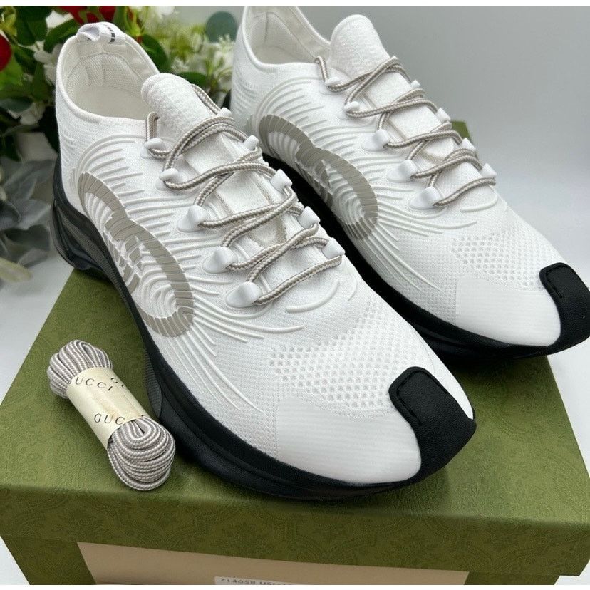 Gucci Gucci interlocking G run trainer size 12.5 made in Italy Size US 13 / EU 46 - 3 Thumbnail