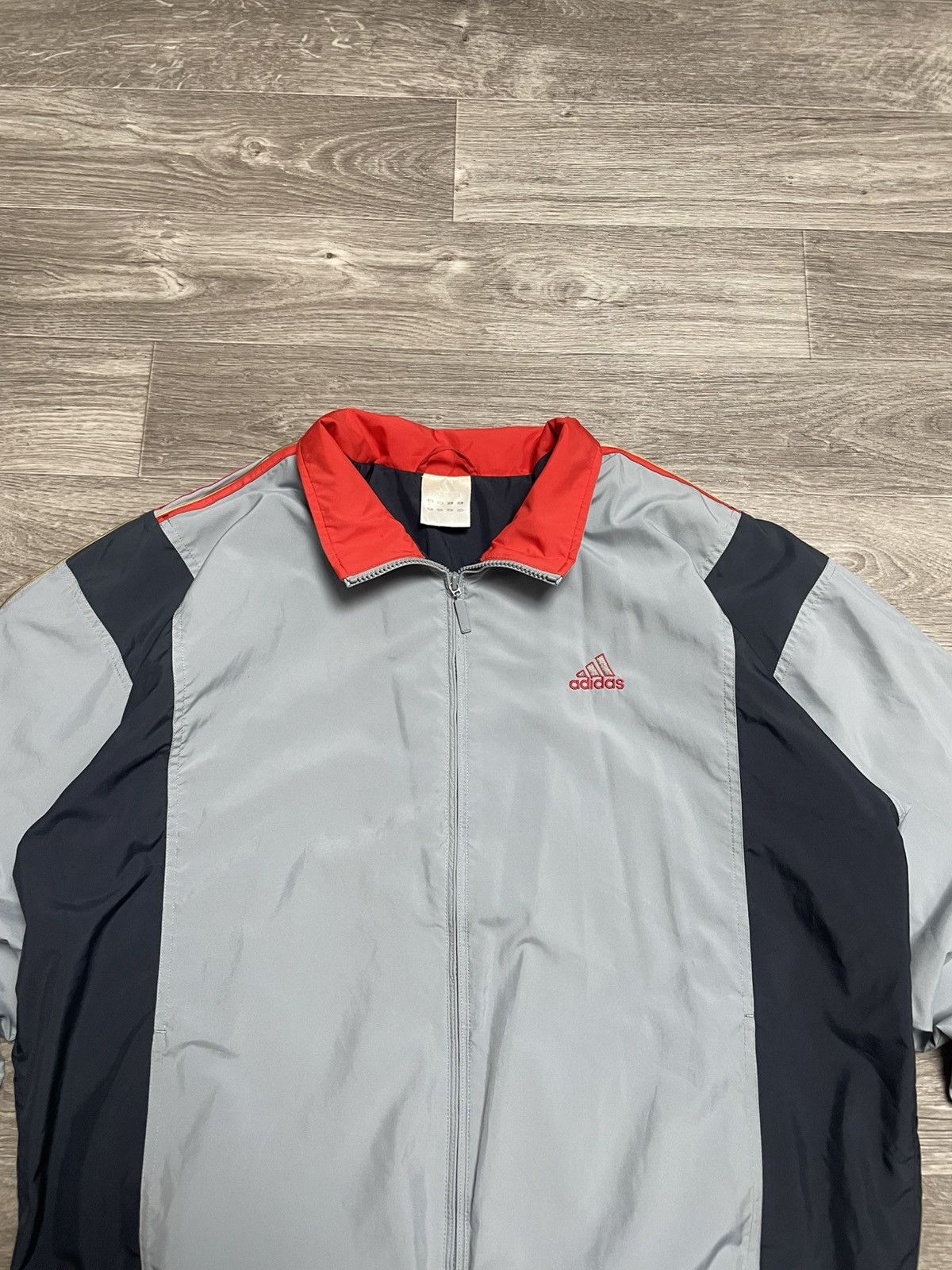 Adidas Vintage Adidas 3 Stripes Track Jacket 00s Size US XL / EU 56 / 4 - 3 Thumbnail