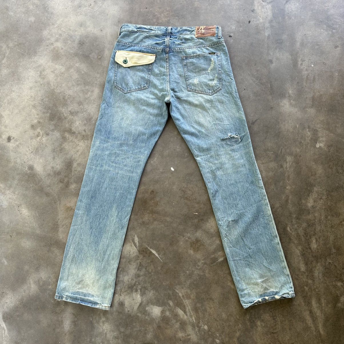 Japanese Brand Vintage Billabong Distressed Rusty Faded Denim Jean Pant Size US 34 / EU 50 - 11 Thumbnail