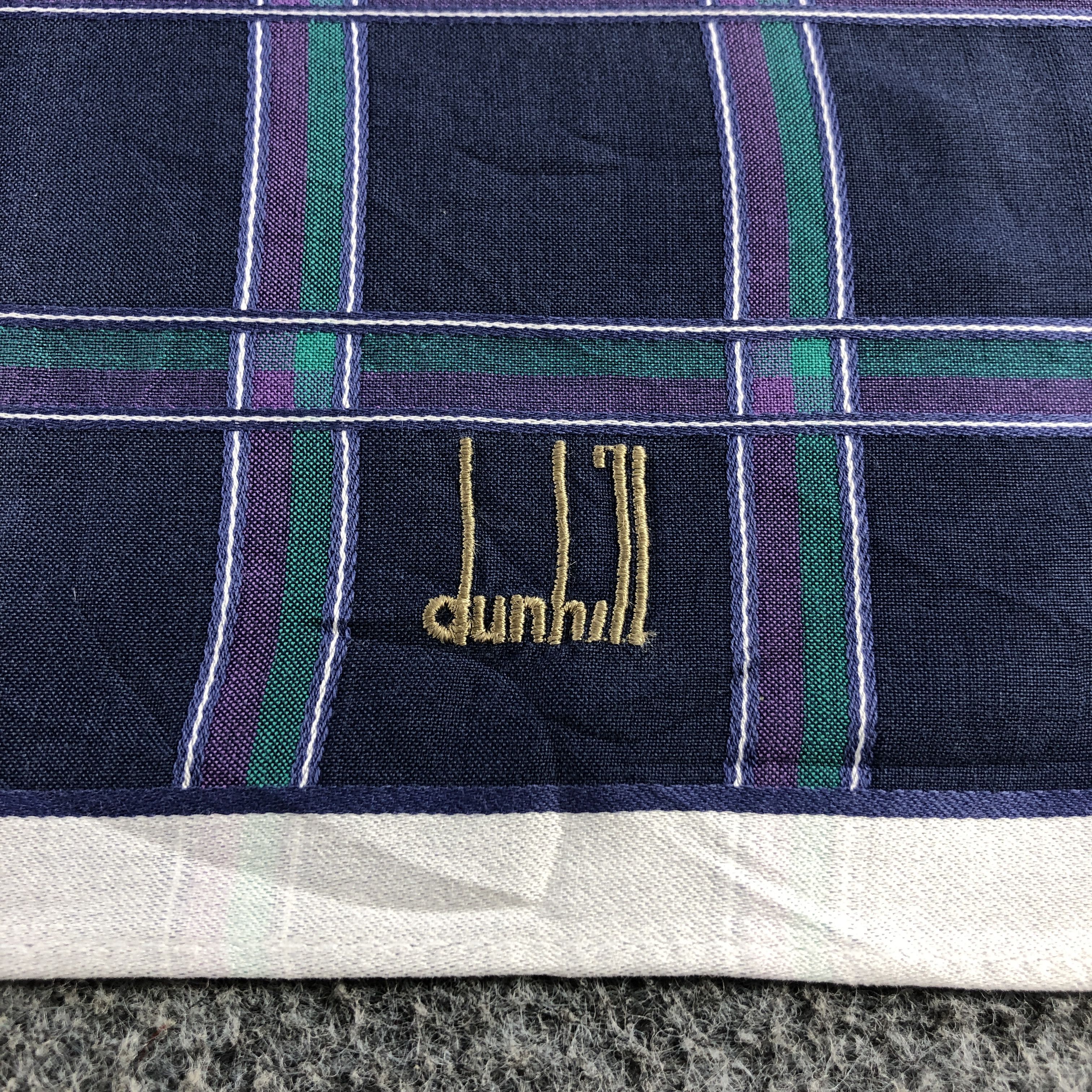 Alfred Dunhill Dunhill Handkerchief Neckerchief Bandana H2452 Size ONE SIZE - 4 Thumbnail