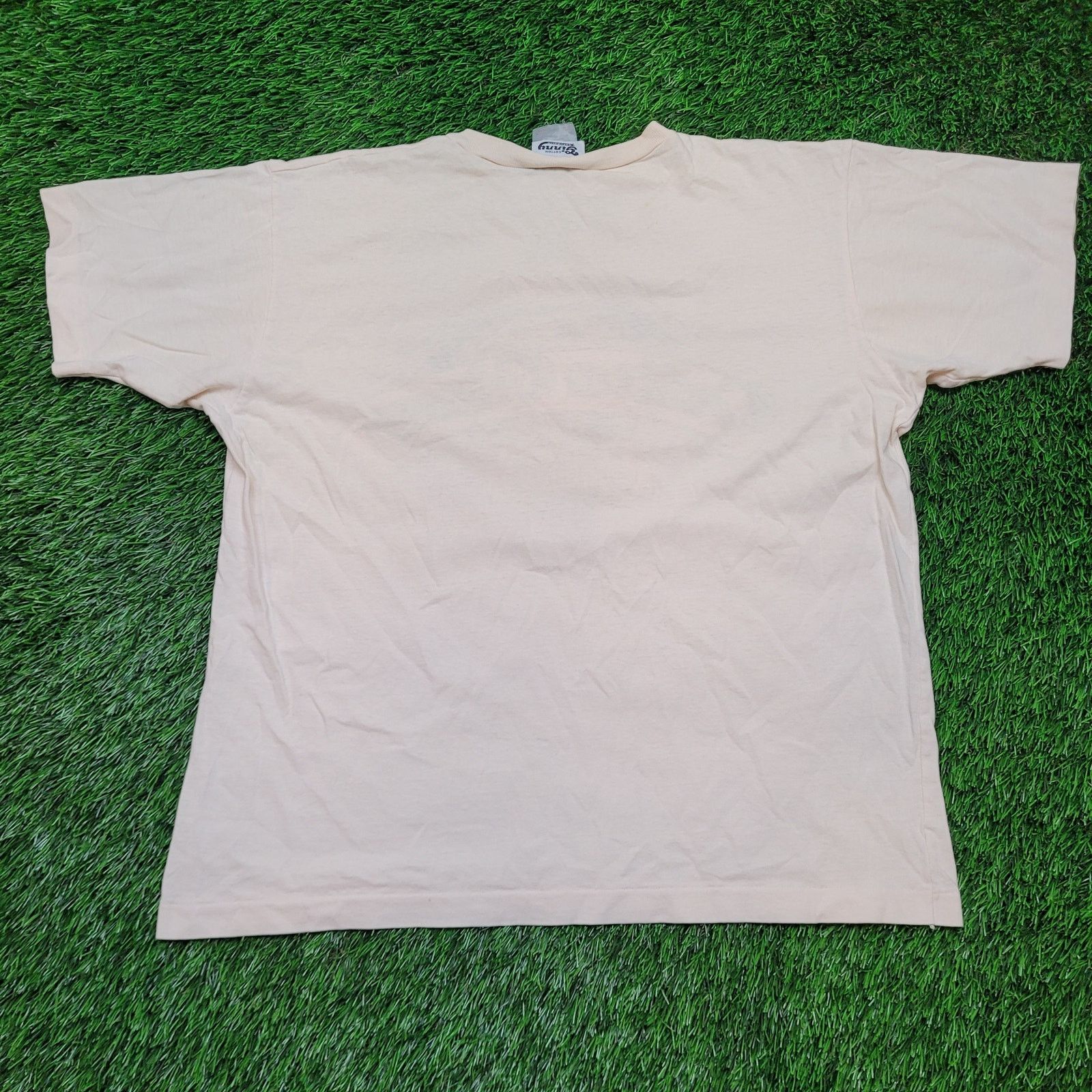 Vintage Vintage 90s Cotton Ginny T-Shirt Large Boxy Cropped Fit Size US L / EU 52-54 / 3 - 6 Thumbnail