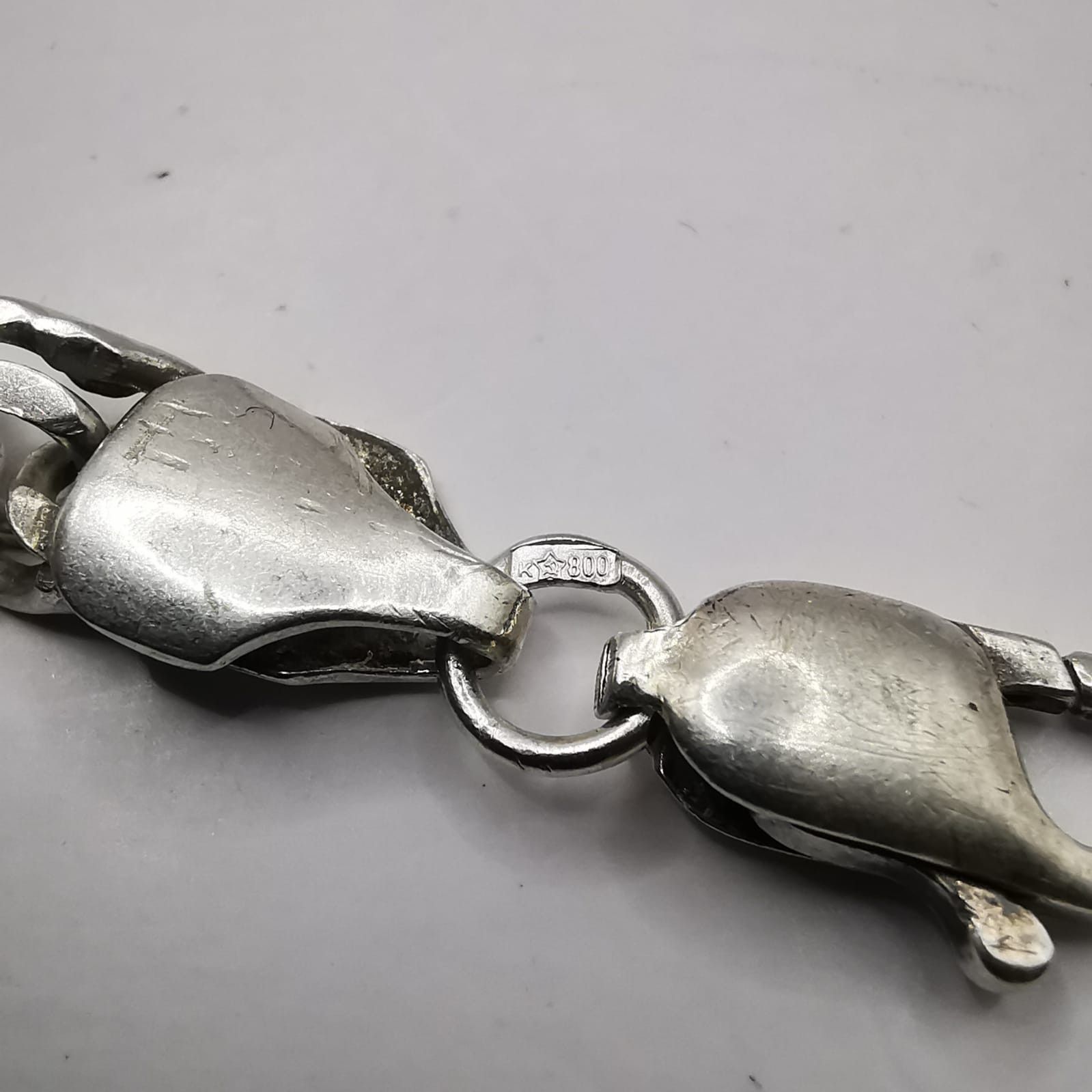 Sterling Silver Vintage Massive Chain Jewelry ,925 Sterling Silver 49,72g Size ONE SIZE - 6 Thumbnail