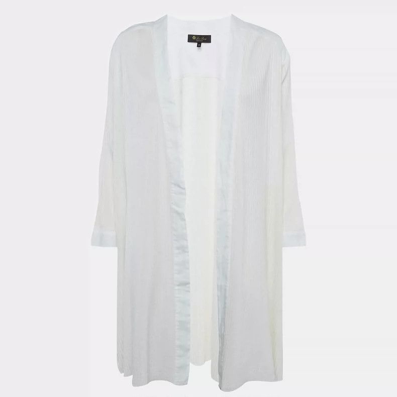 Loro Piana Women's White Cardigan S