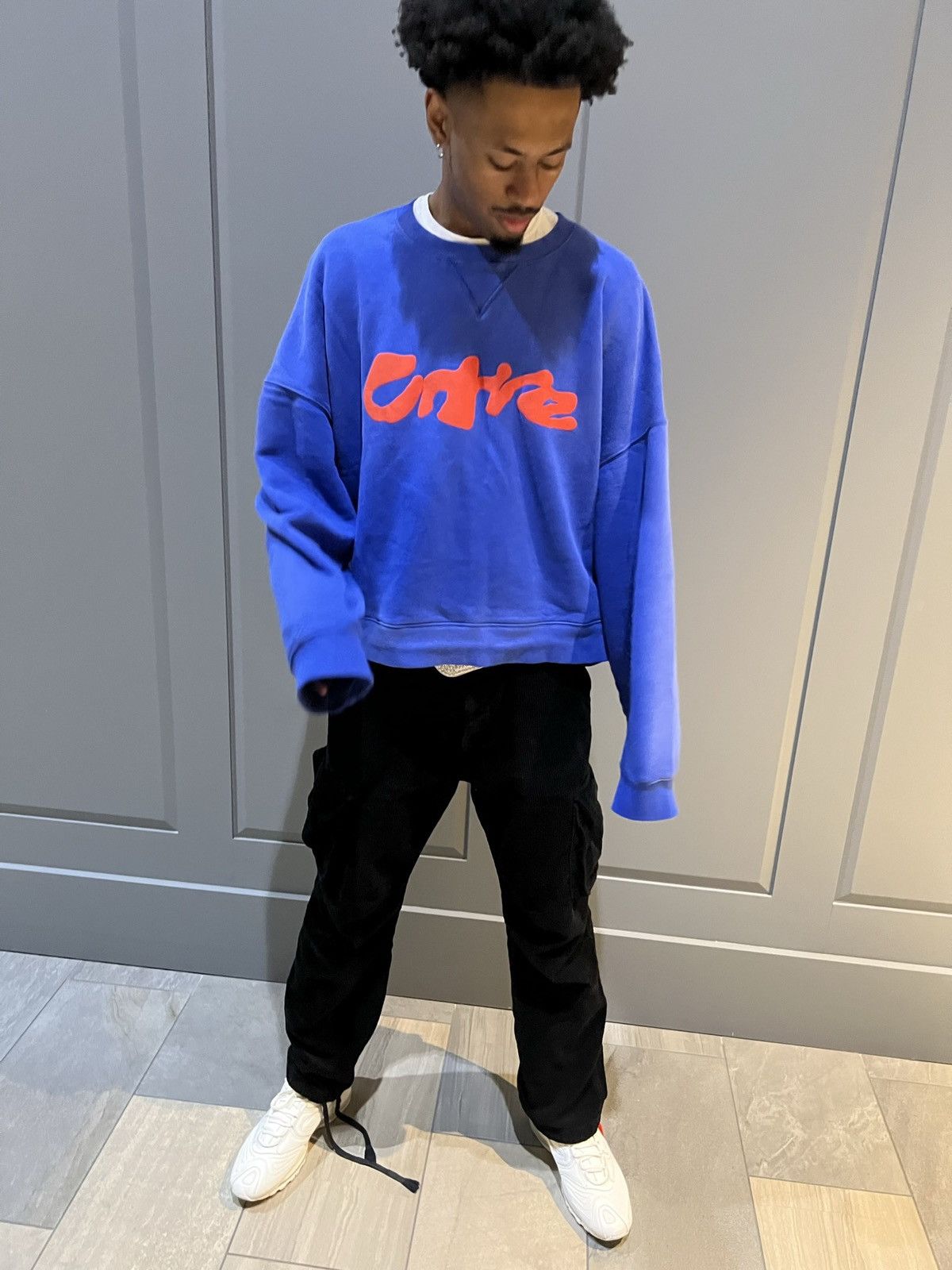 Entire Studios × Vintage Entire Studios Cropped Heavy Crewneck Size US XL / EU 56 / 4 - 5 Thumbnail