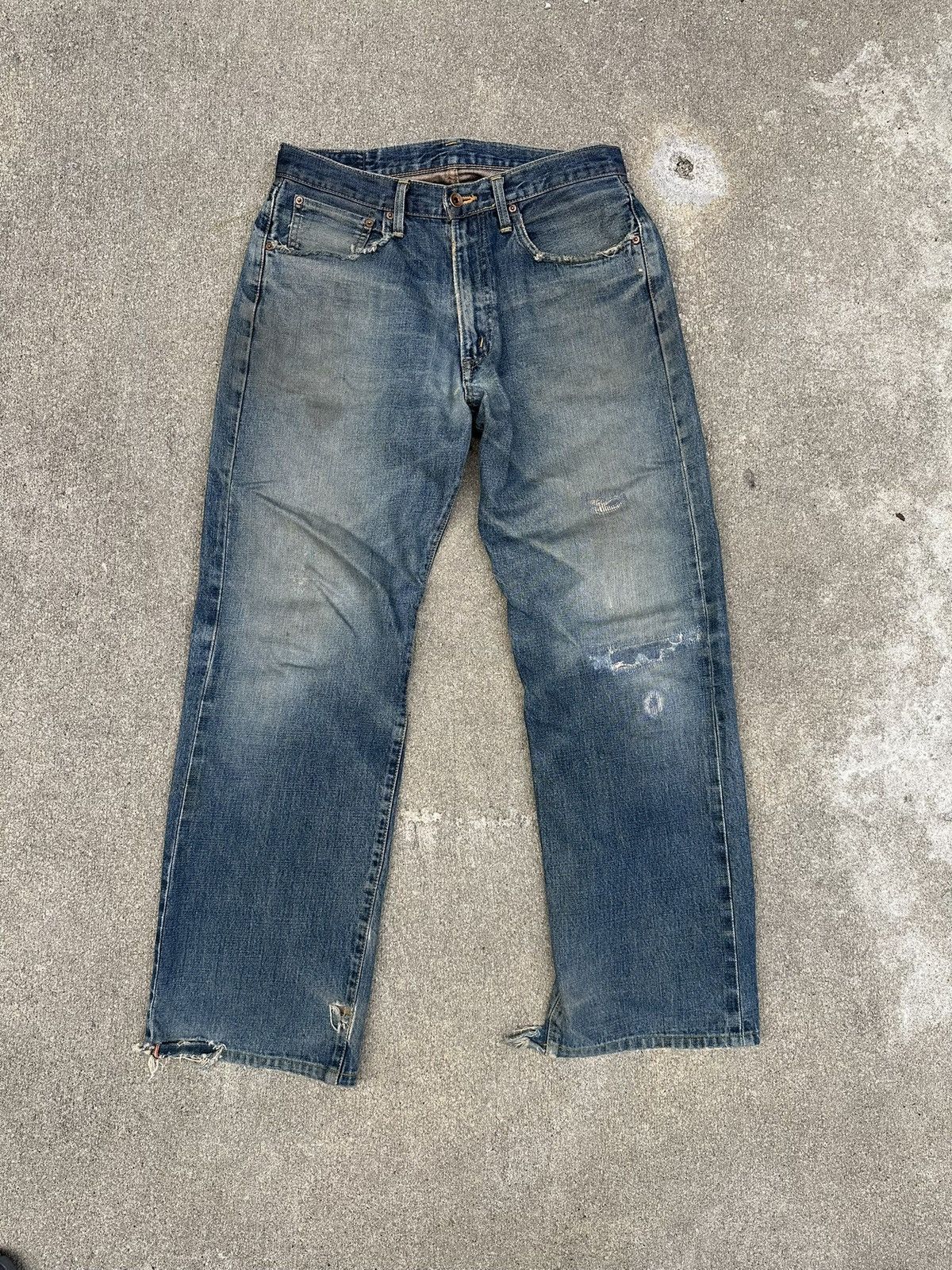 Edwin Edwin distressed faded jeans Size US 32 / EU 48 - 1 Thumbnail